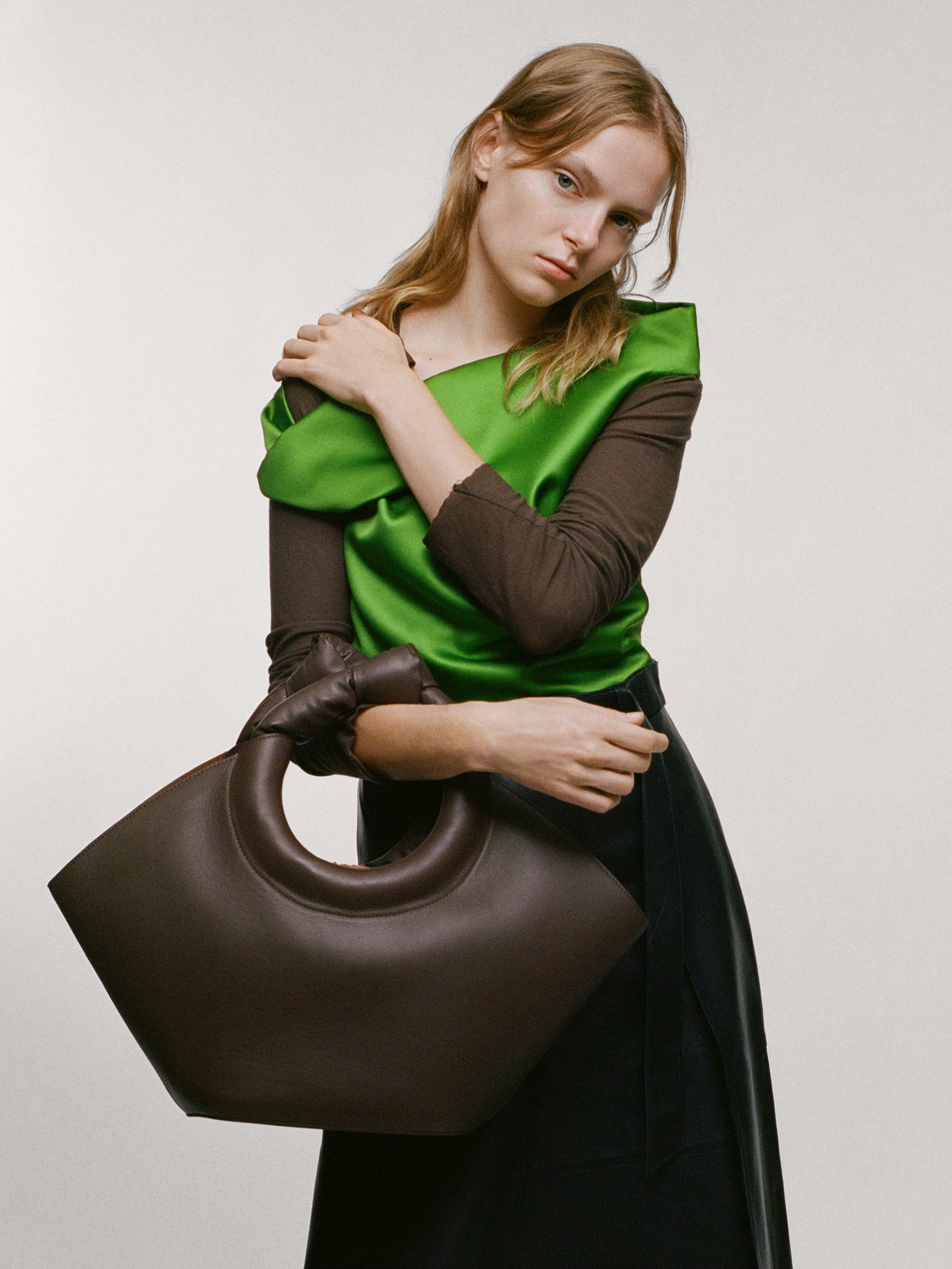 Totes bags Hereu - Colmado cut-out leather handbag - COLMADOTAN
