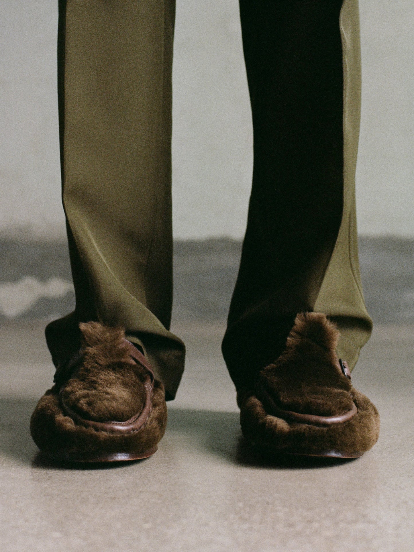 ALBER  SHEARLING - T-Bar Loafer
