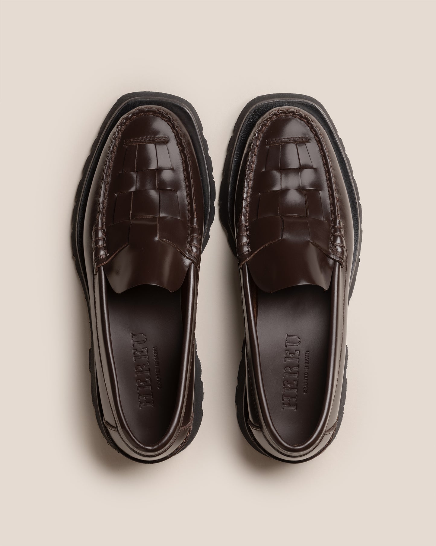 NOMBELA SPORT - Men's Tread Sole Interwoven Detail Slip-on Loafer