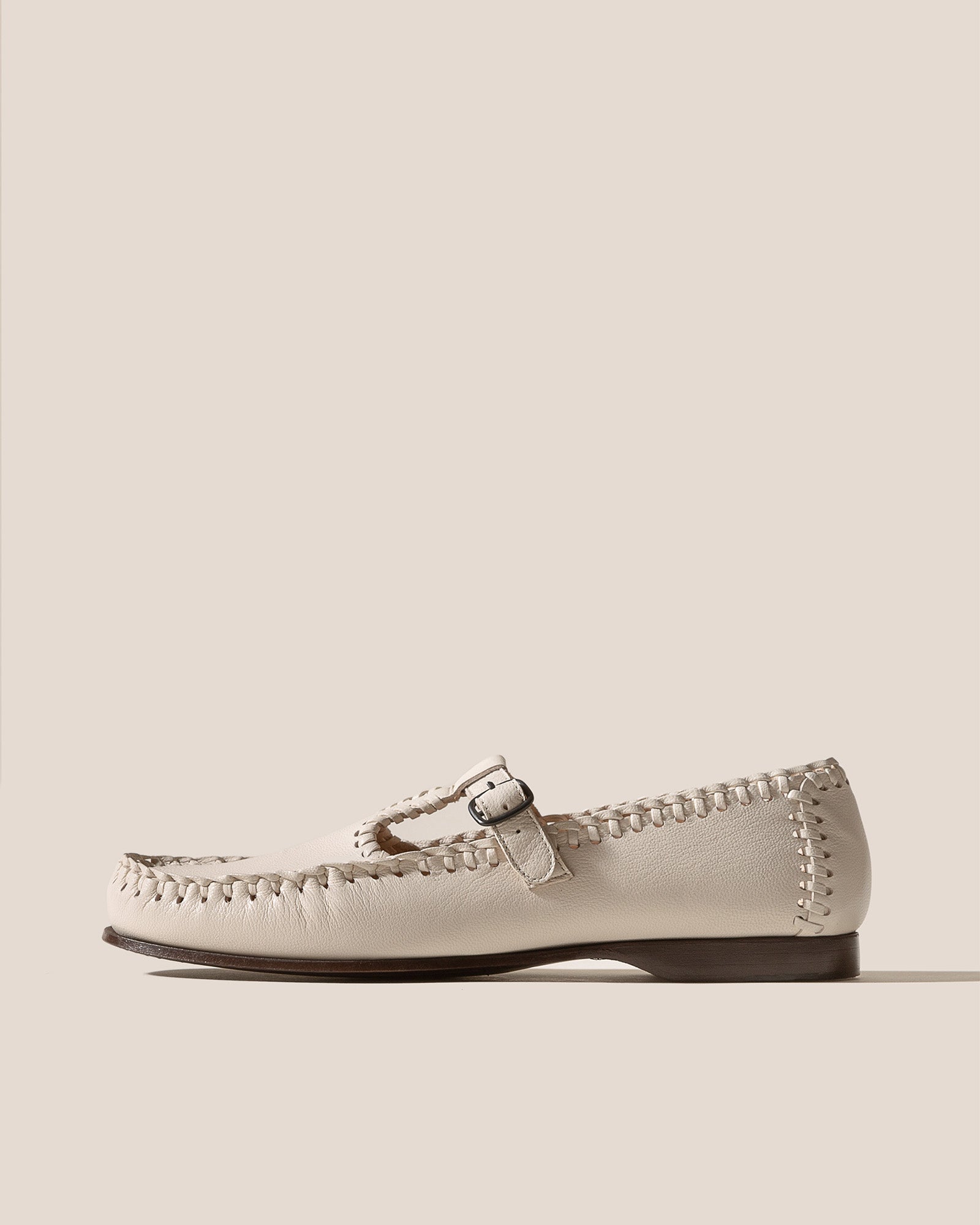 【HEREU】ALCOVER SUPPLE SHINY Braided Seams T-bar Loafer ALCOVER SUPPLE SHINY - FOR ALL - Braided Seams T-bar Loafer