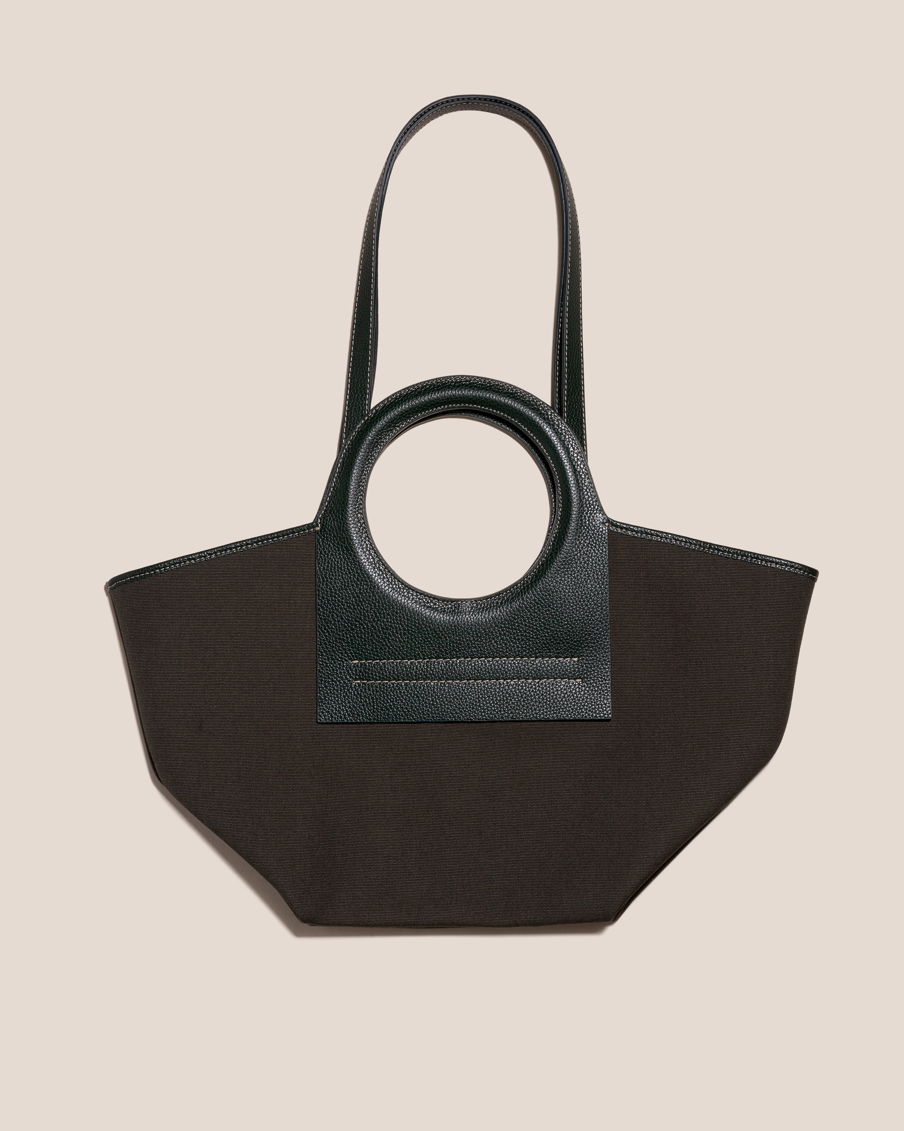 CALA L GRAINY - Canvas-Leather Tote Bag – Hereu Studio