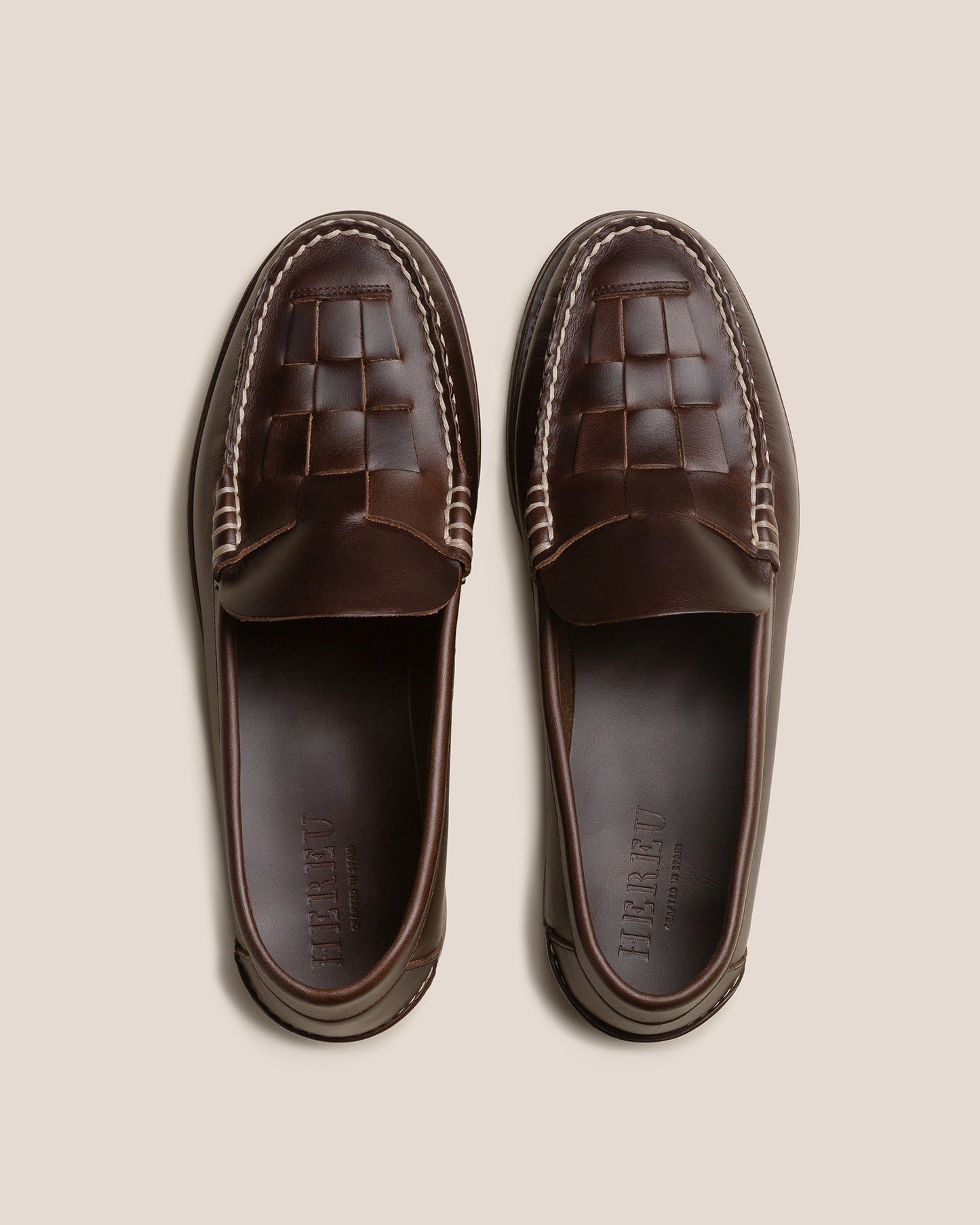 NOMBELA VEG TAN - Men's Interwoven Detail Slip-on Loafer
