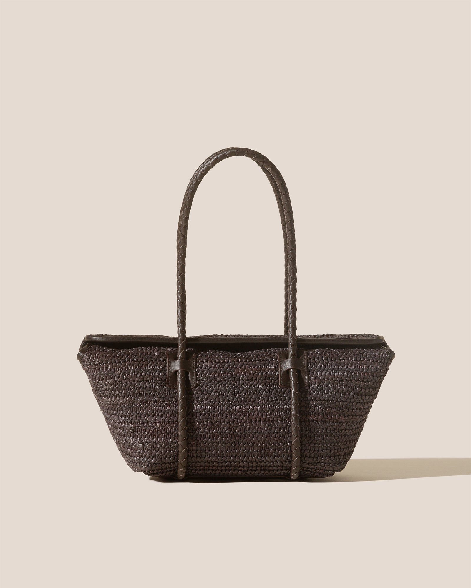 【HEREU】FORNA STRIPED RAFFIA Leather Framed Shoulder Bag FORNA RAFFIA - Leather Framed Shoulder Bag – Hereu Studio