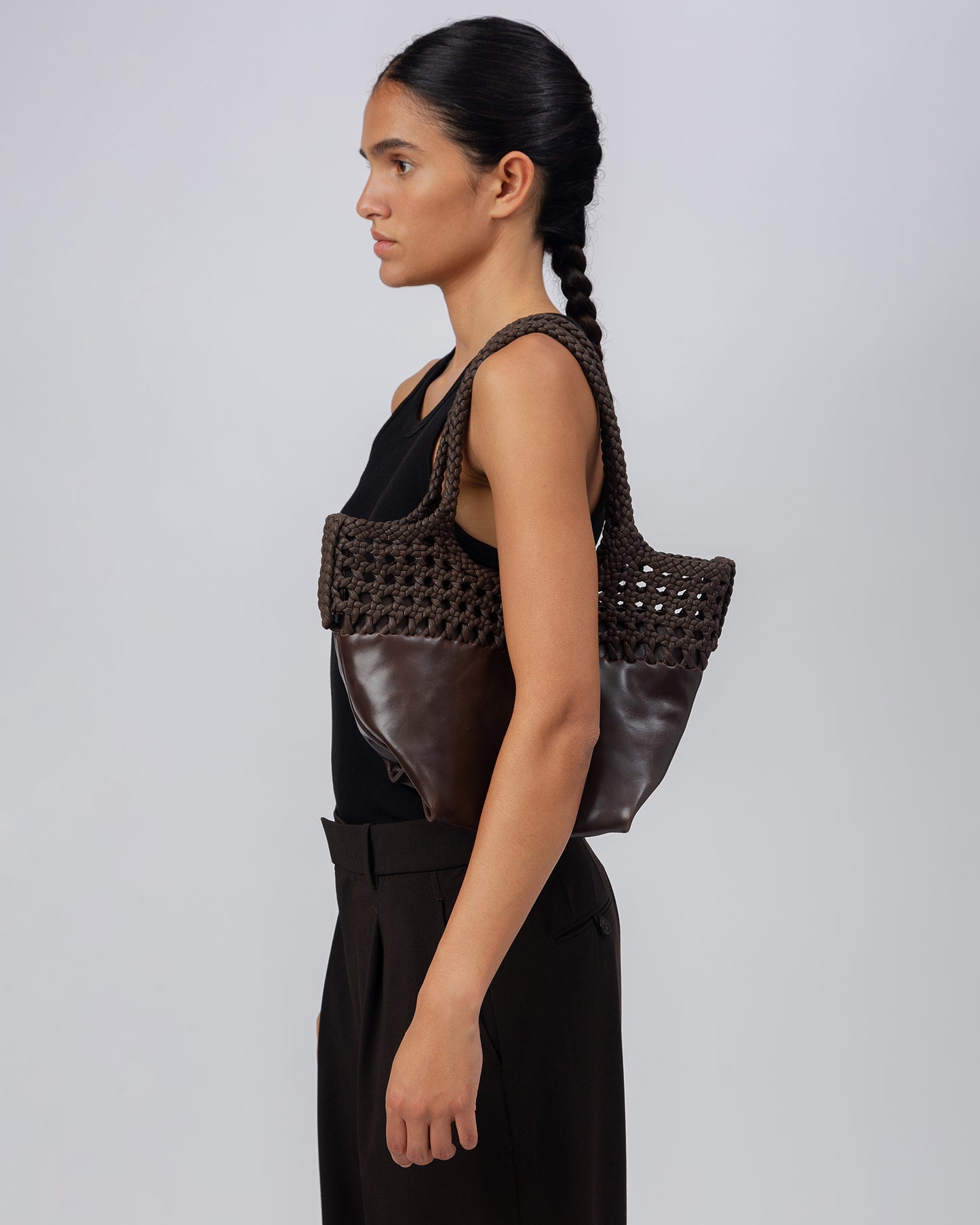 ELMA - Braided Top Shoulder Bag
