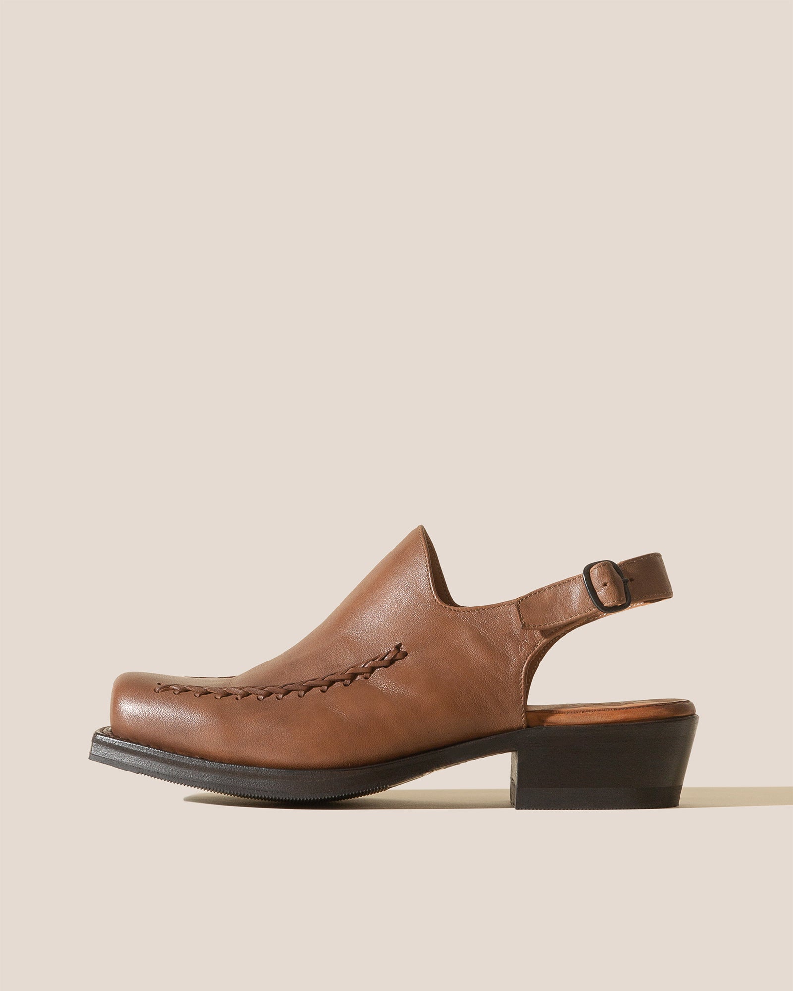 SAURA Square Toe Slingback Clog Hereu Studio