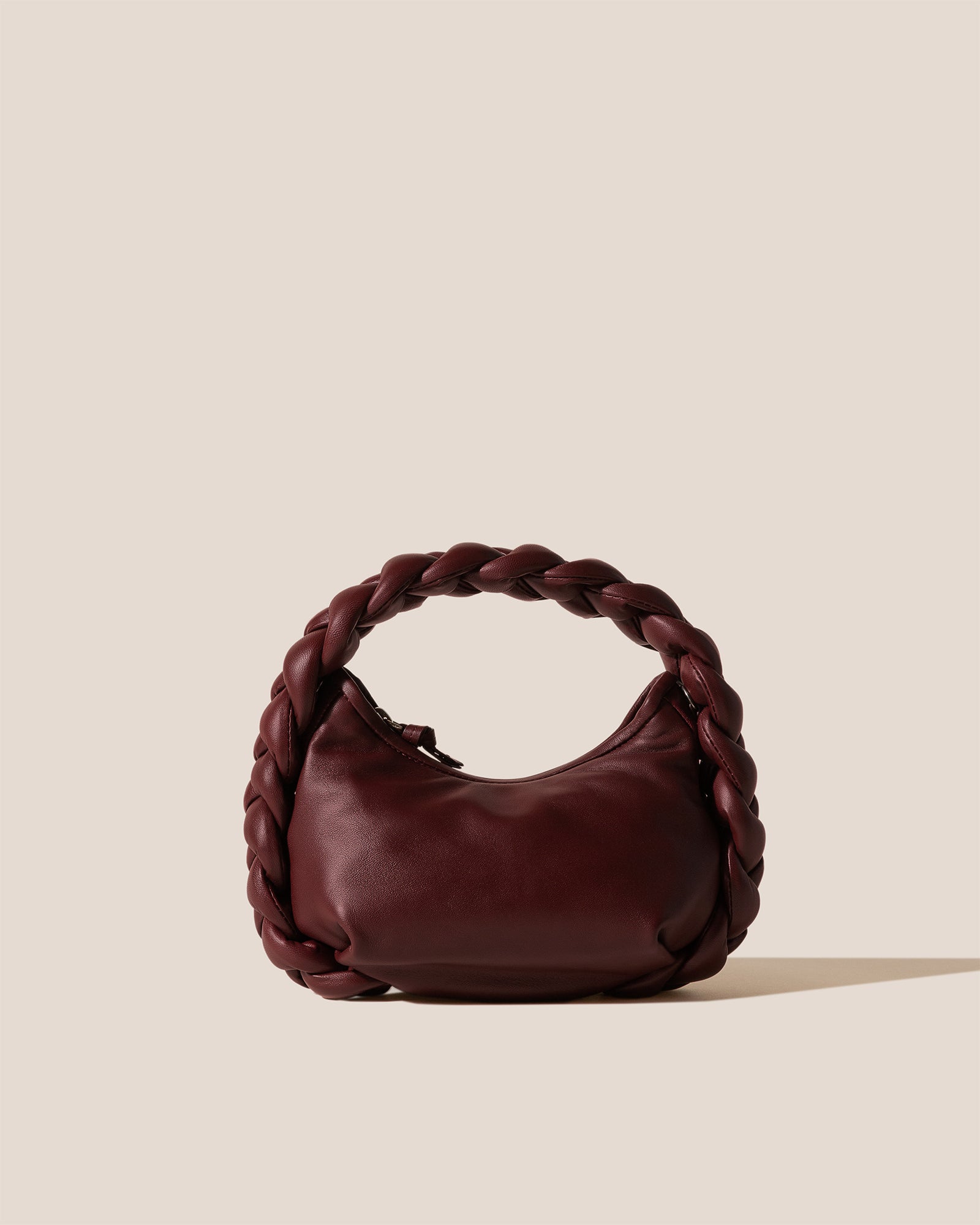 HEREU Espiga Braided Handle Leather Handbag