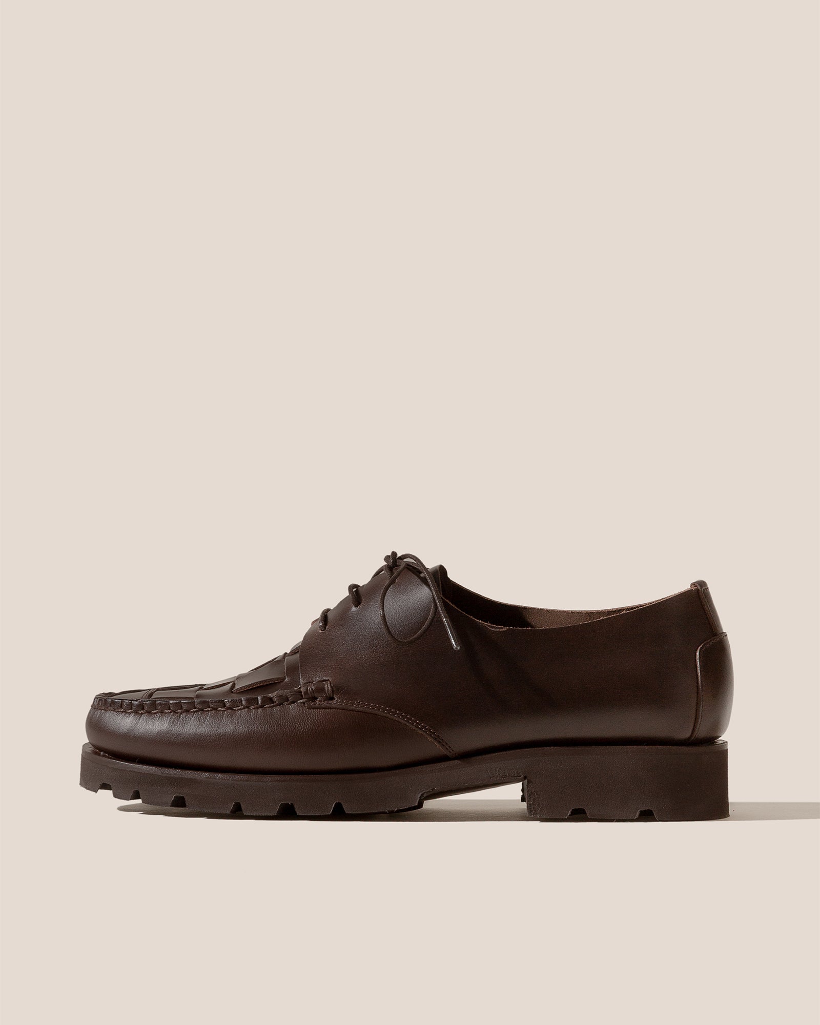 COLOM SPORT VEG TAN - Men's Interwoven Detail Lace-up Loafer