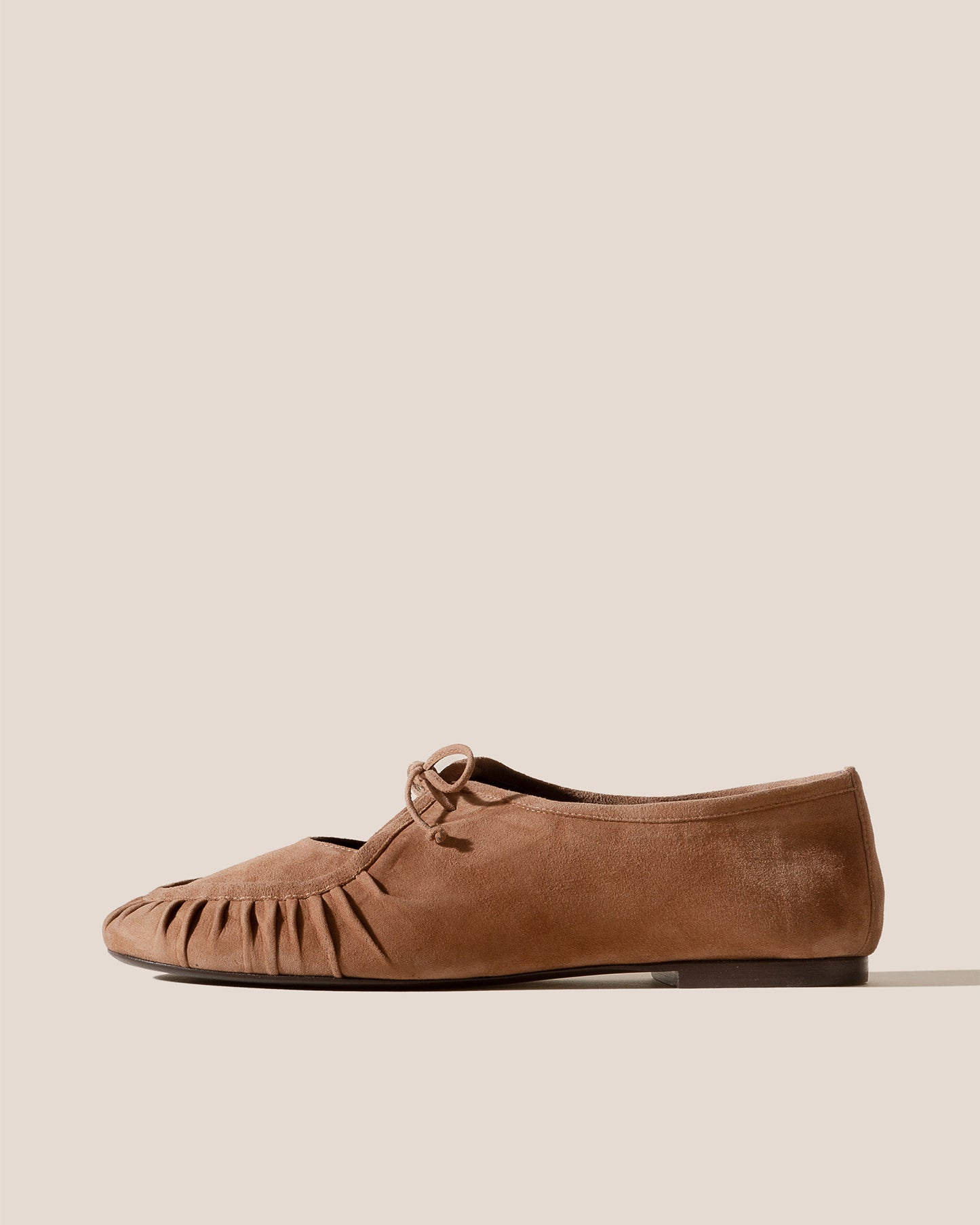 COVETA SUEDE - Pleated Lace-up Loafer