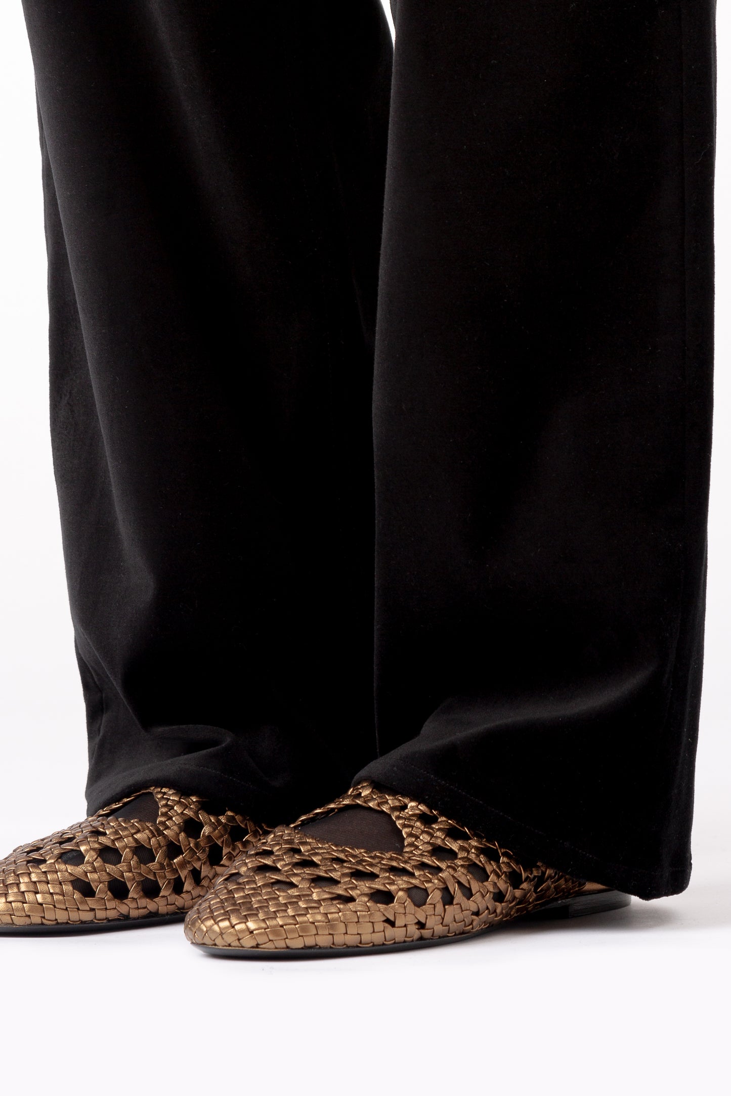 EMPURIA METALLIC - Woven Slingback Sandal