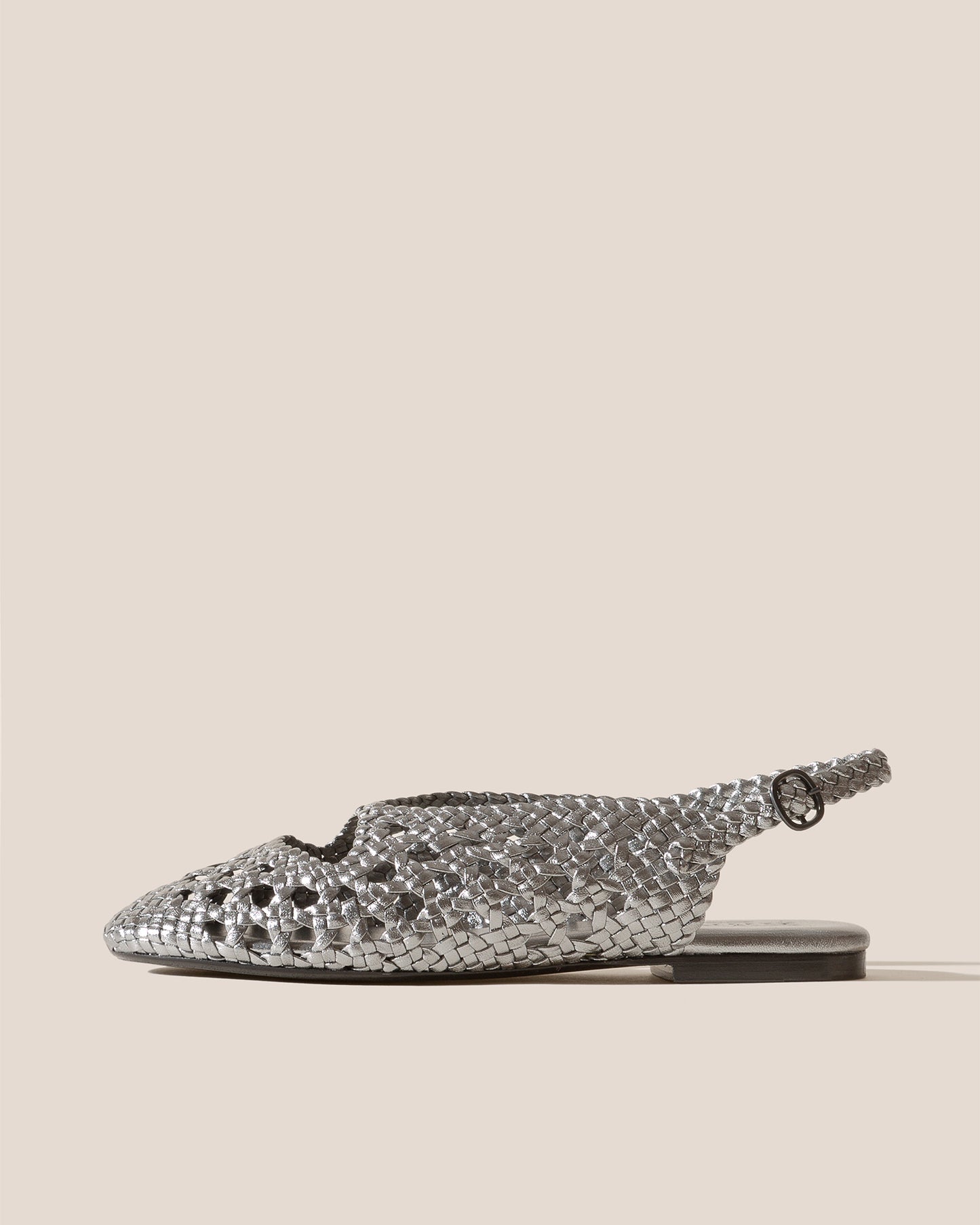 EMPURIA METALLIC - Woven Slingback Sandal