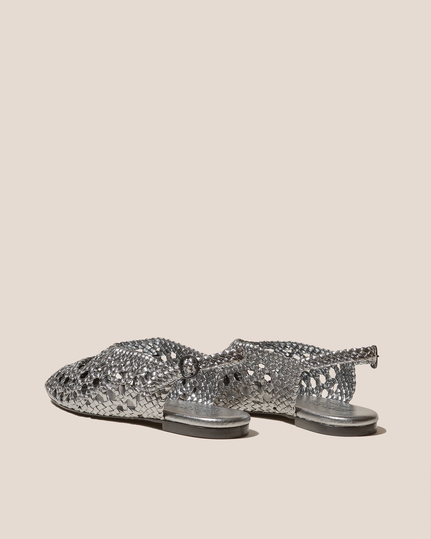 EMPURIA METALLIC - Woven Slingback Sandal