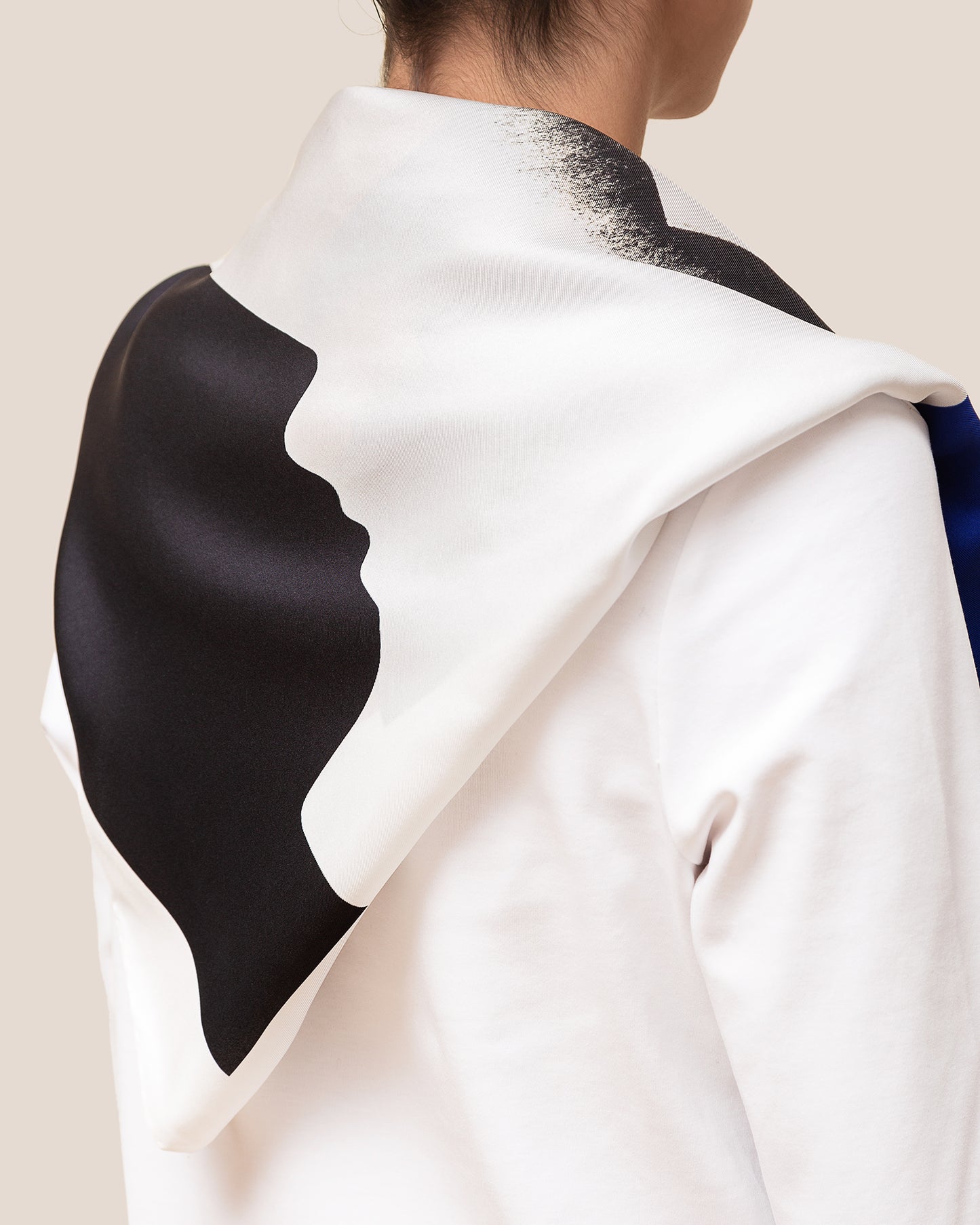 "Los Fugaces Párpados" Handkerchief - Limited Edition Silk Handkerchief of Artwork by Jorge Gay