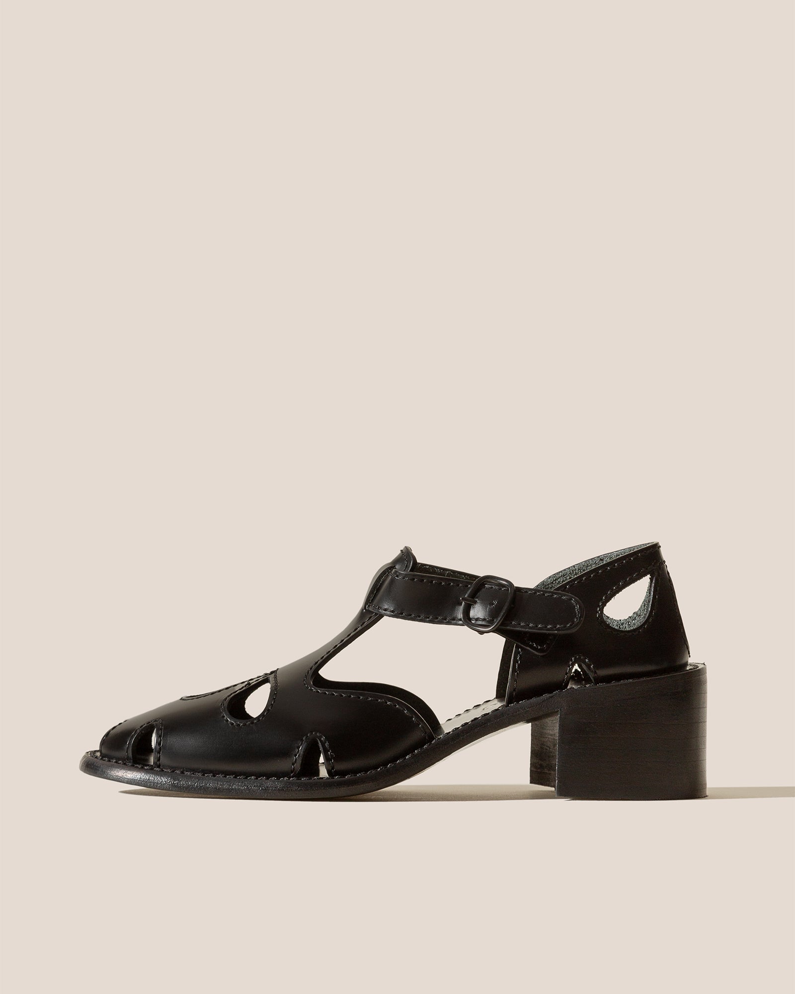 FLORETA HEELED - T-bar Sandal – Hereu Studio