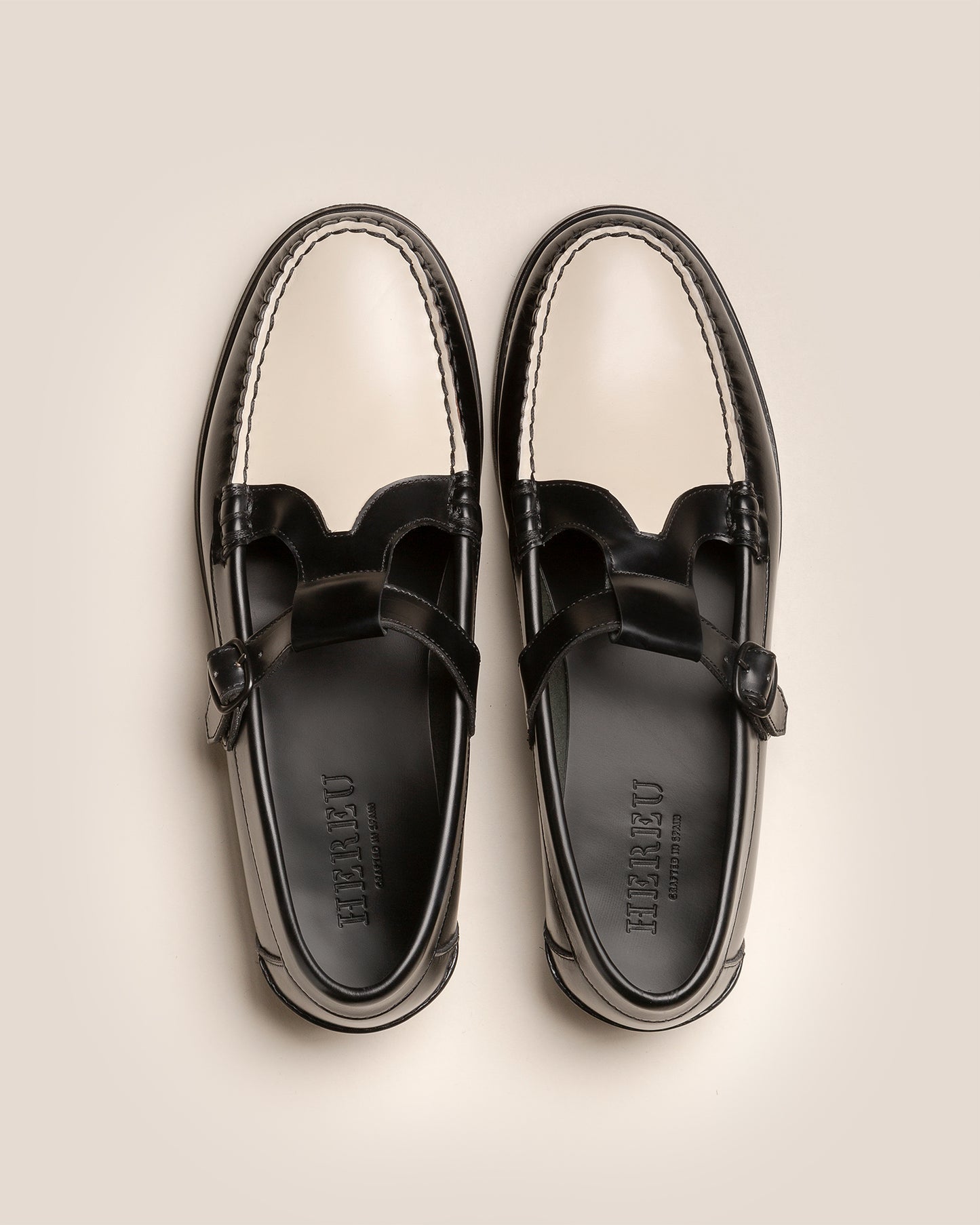 ALBER BICOLOUR - Men's T-bar Loafer