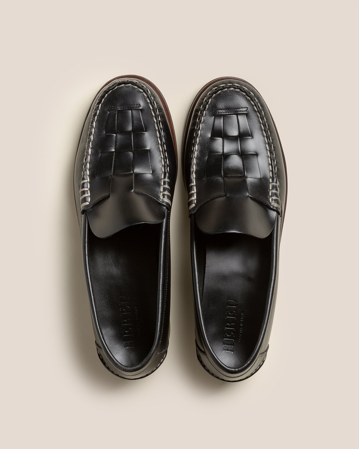 NOMBELA VEG TAN - Men's Interwoven Detail Slip-on Loafer