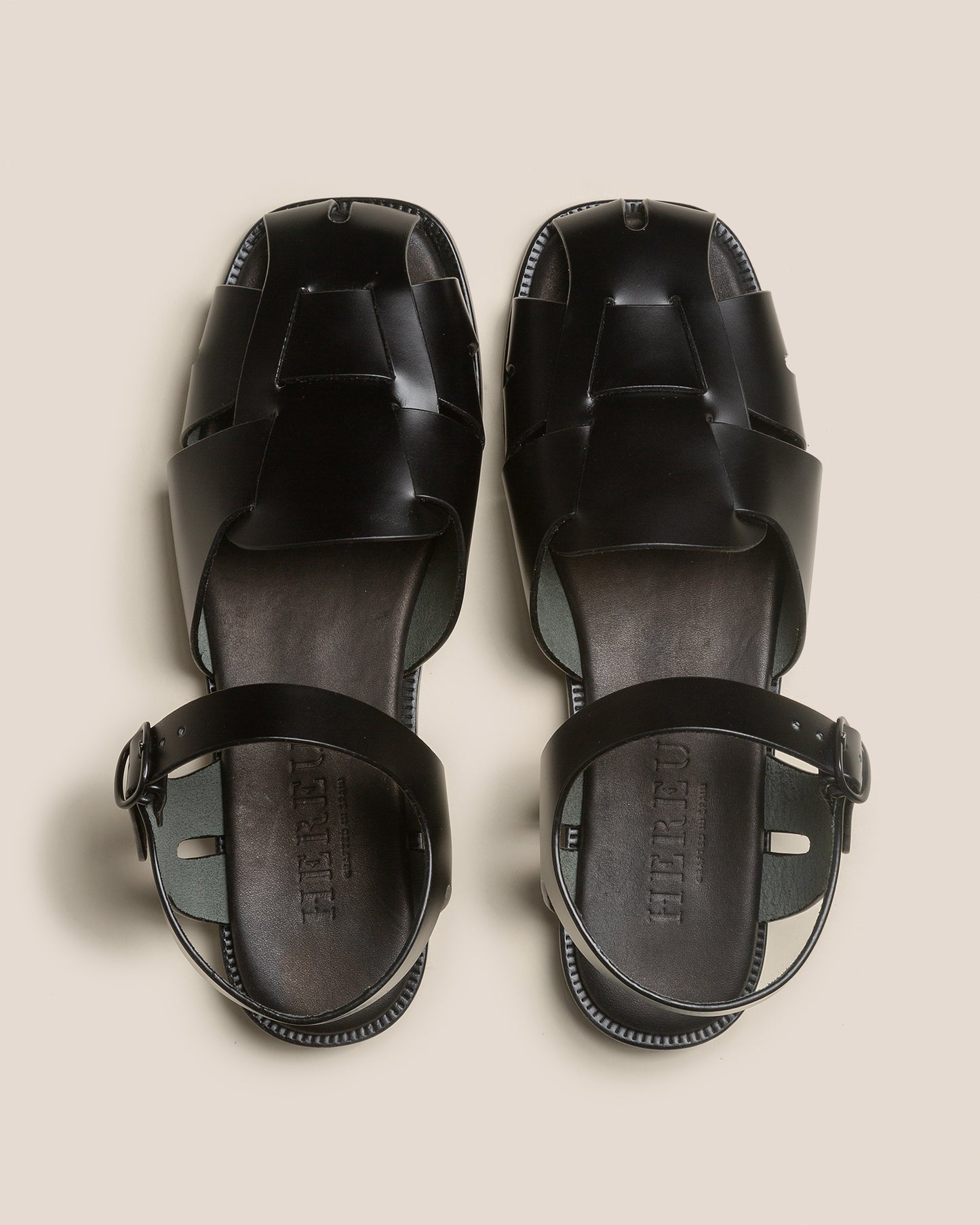 PEDRA - Squared Closed-Toe Fisherman Sandal