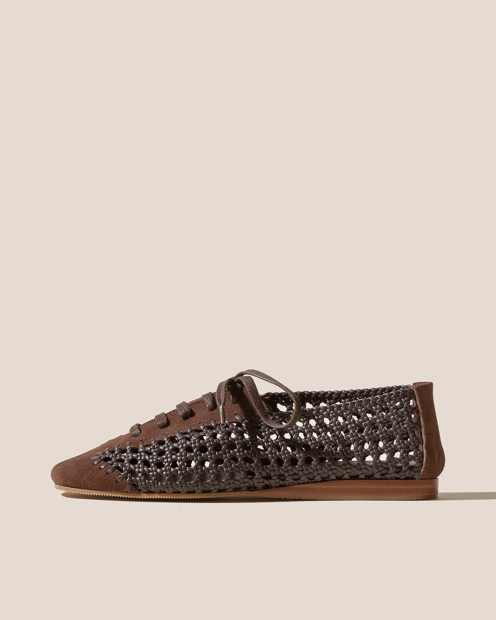 PORTIU - Woven Lace-up Shoe – Hereu Studio