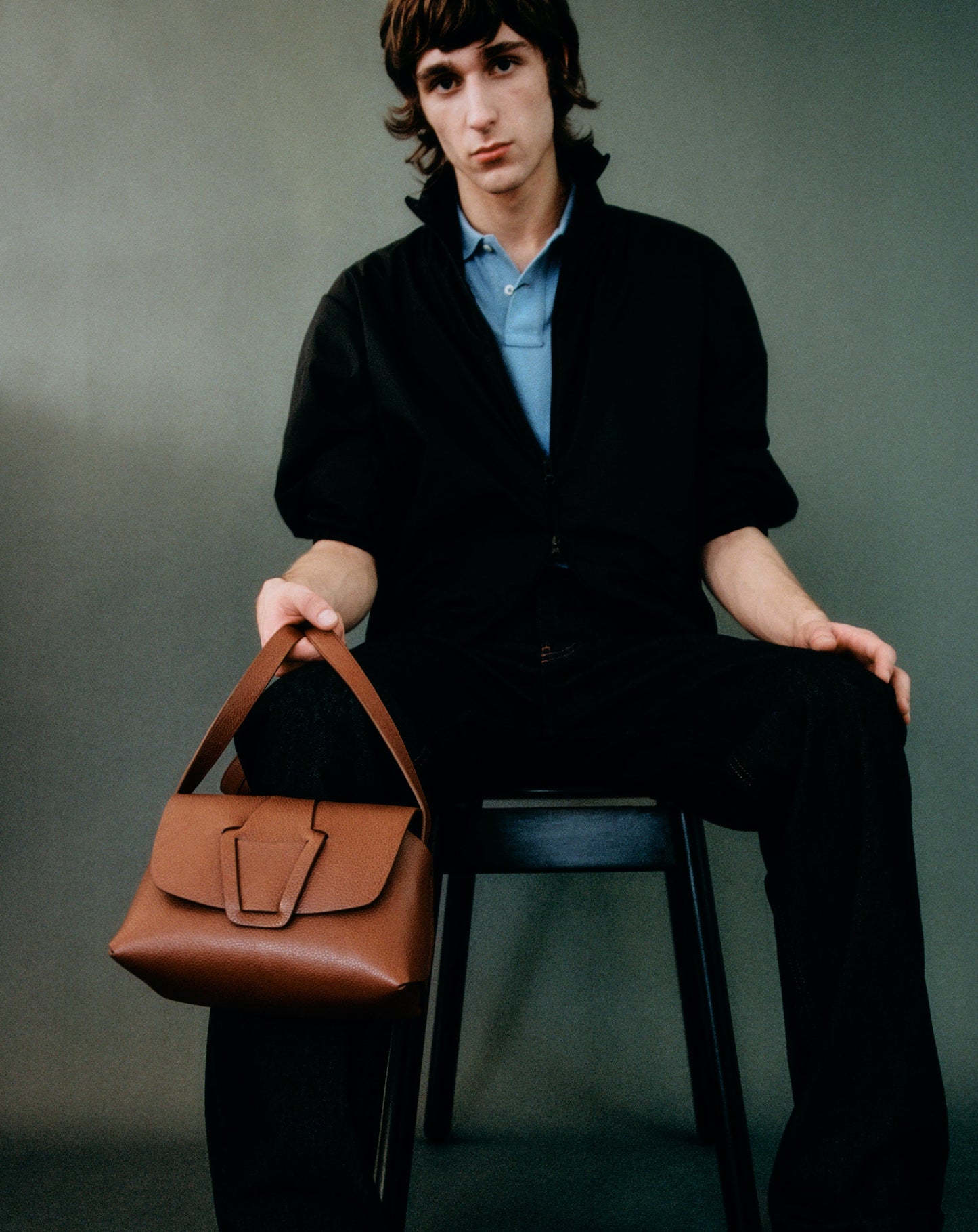 MABRA CROSSBODY GRAINY - Woven Detailed Crossbody Bag