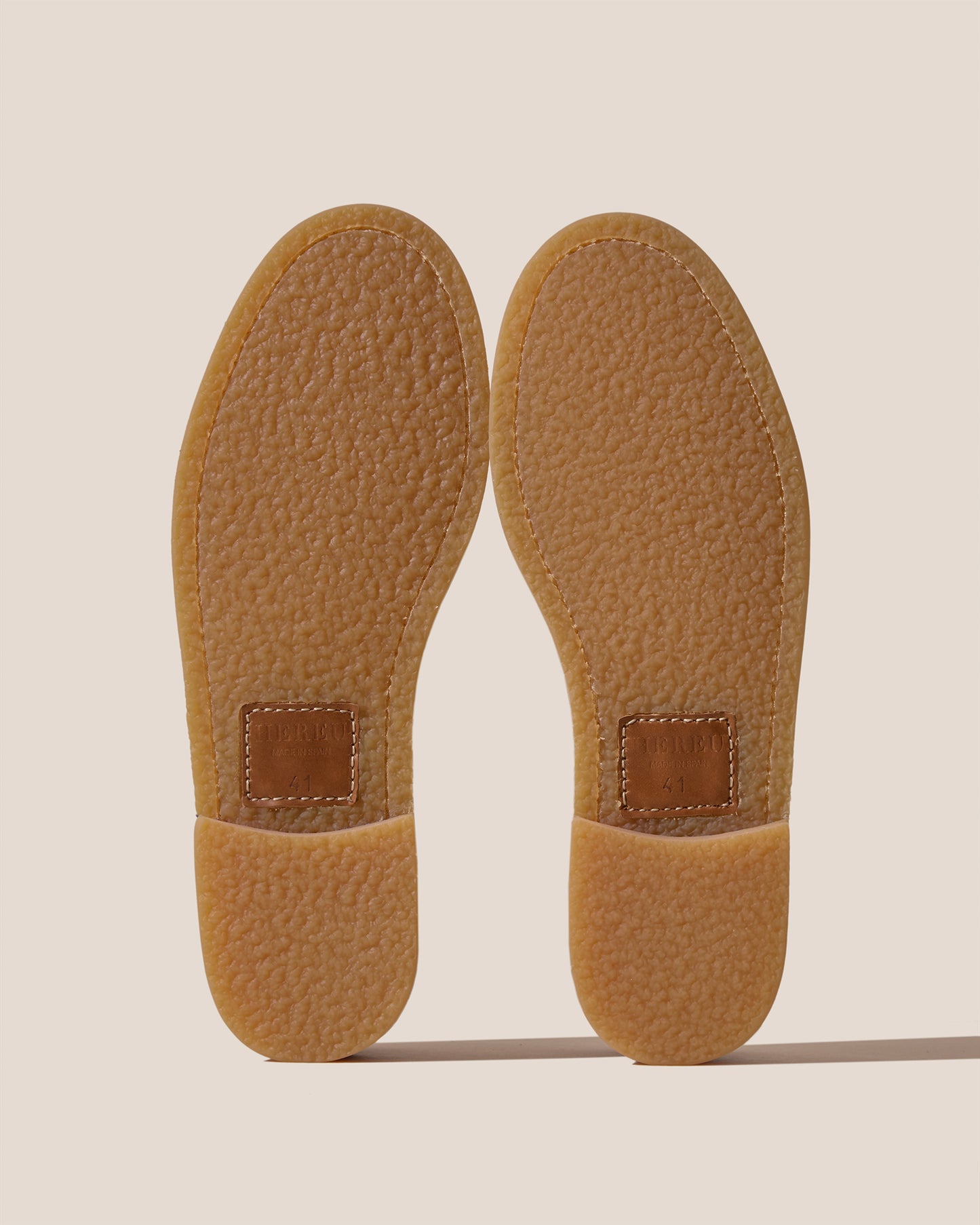 NOMBELA RUBBER VEG TAN - Men's Interwoven Detail Slip-on Loafer