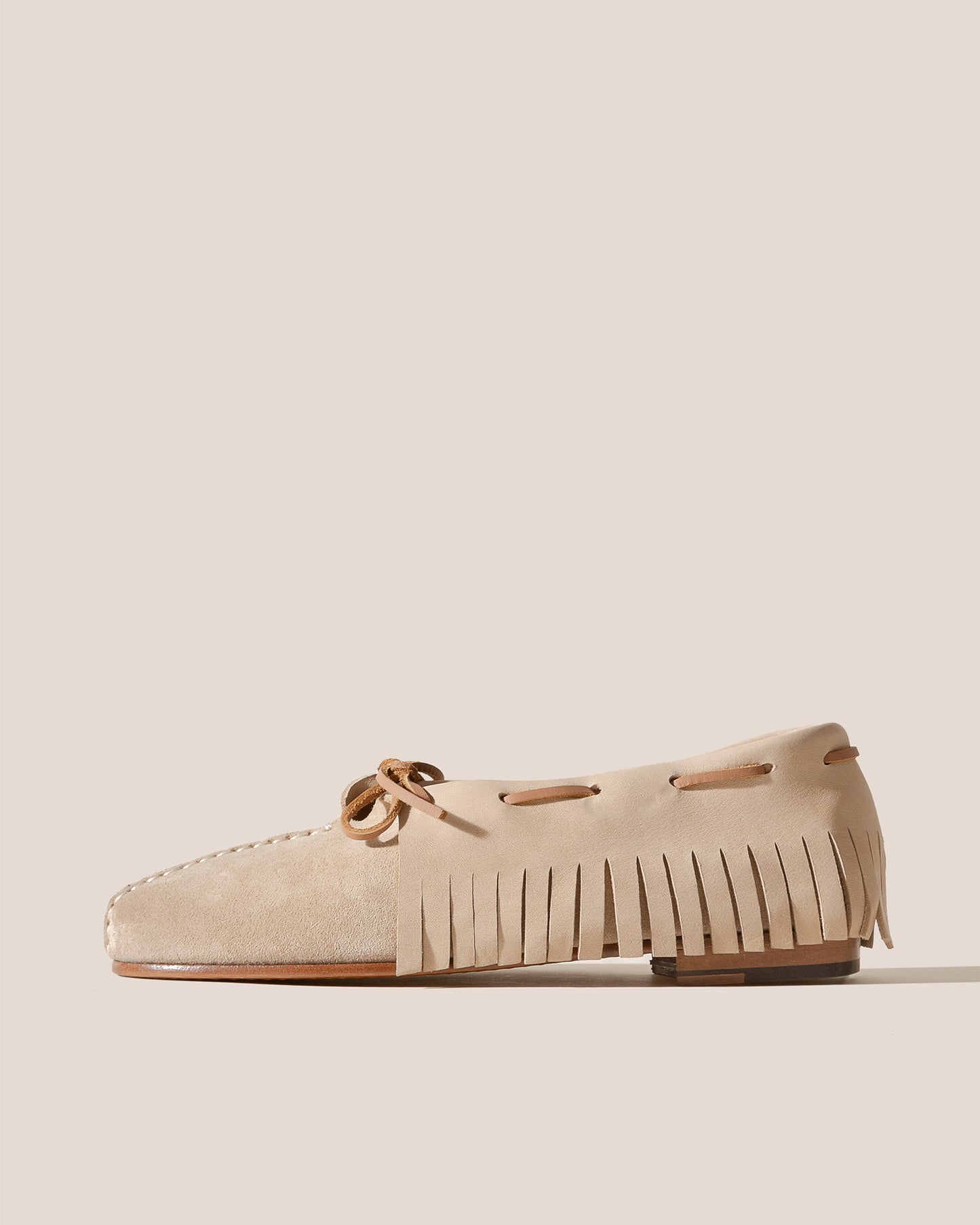 TILLA FRINGES - Deconstructed Suede Babouche