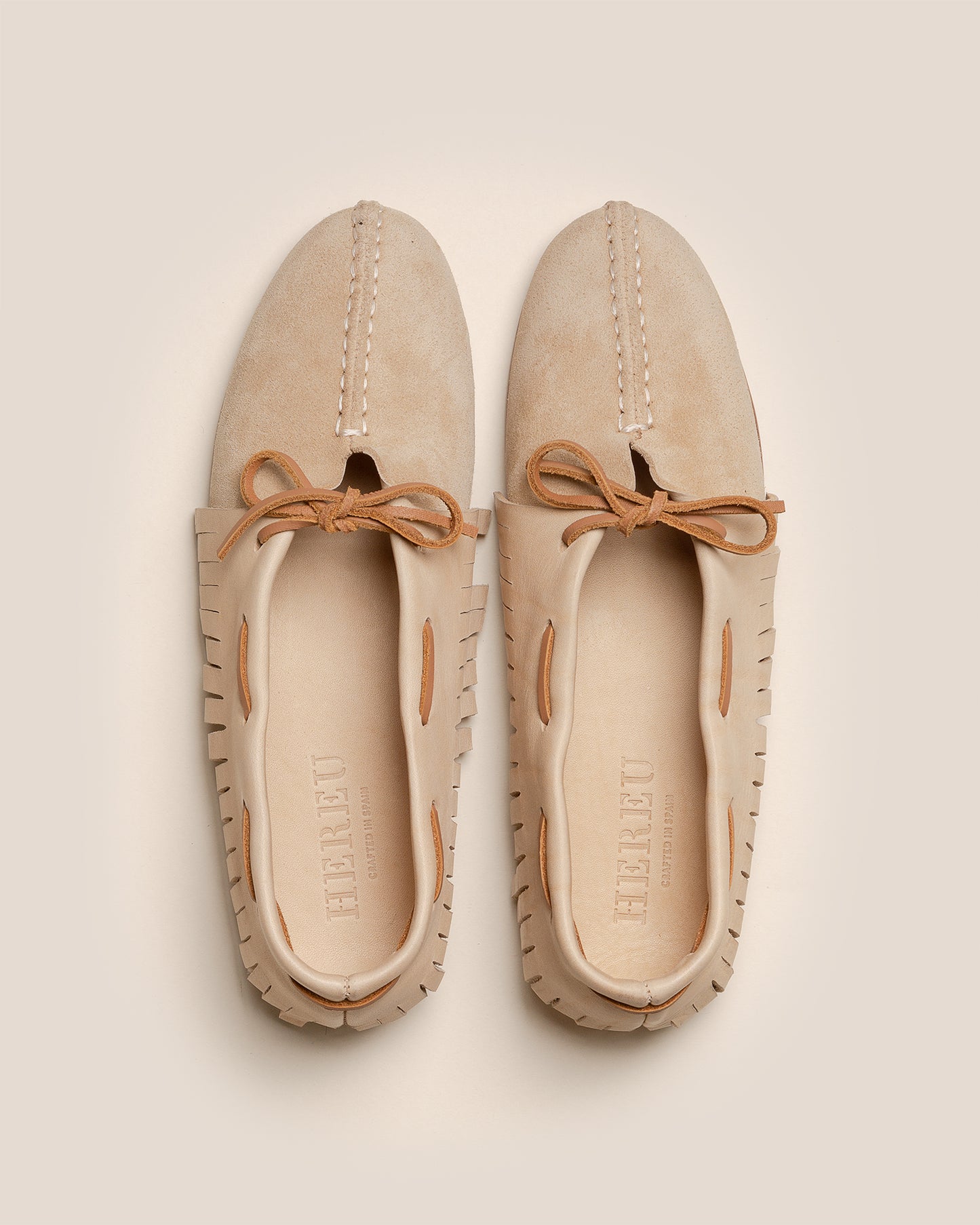 TILLA FRINGES - Deconstructed Suede Babouche