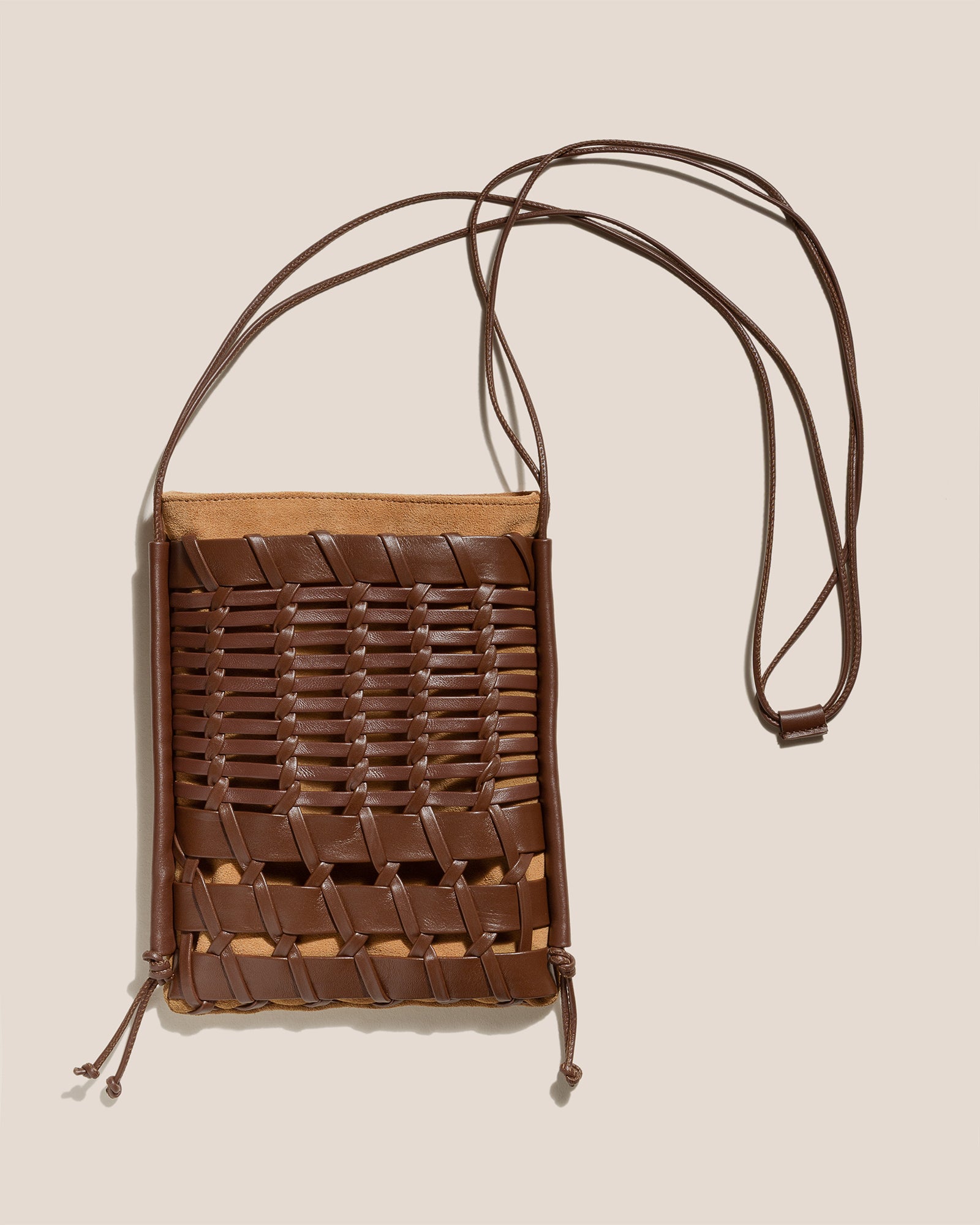 TRENA SUEDE - Flat Square Crossbody Bag – Hereu Studio