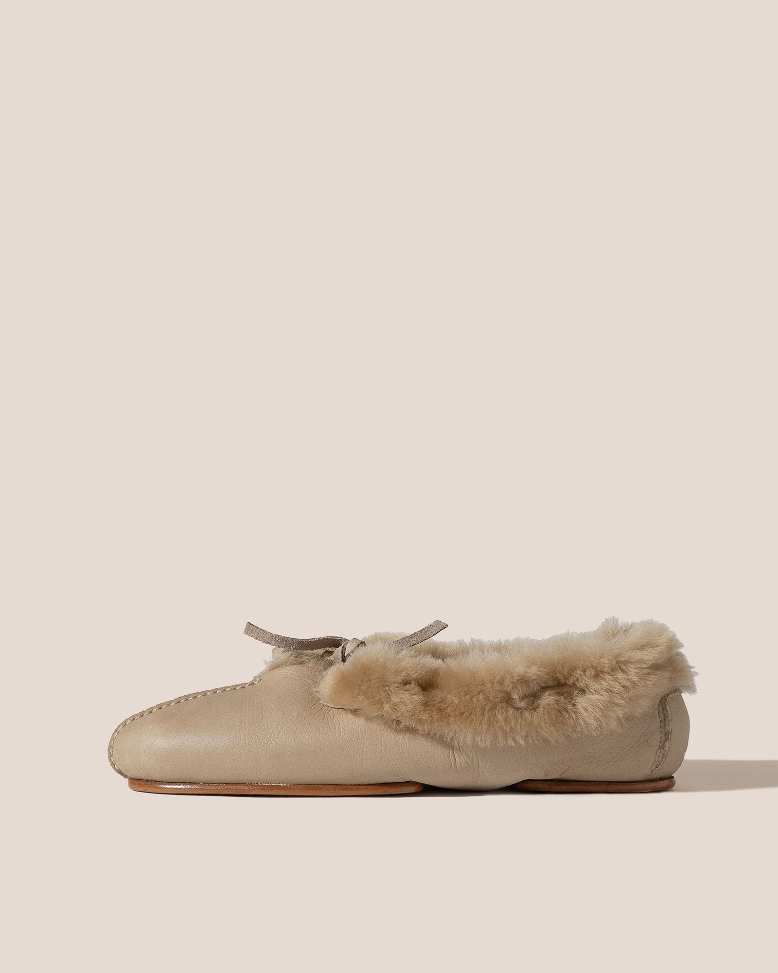 TILLA SHEARLING - Deconstructed Suede Babouche – Hereu Studio