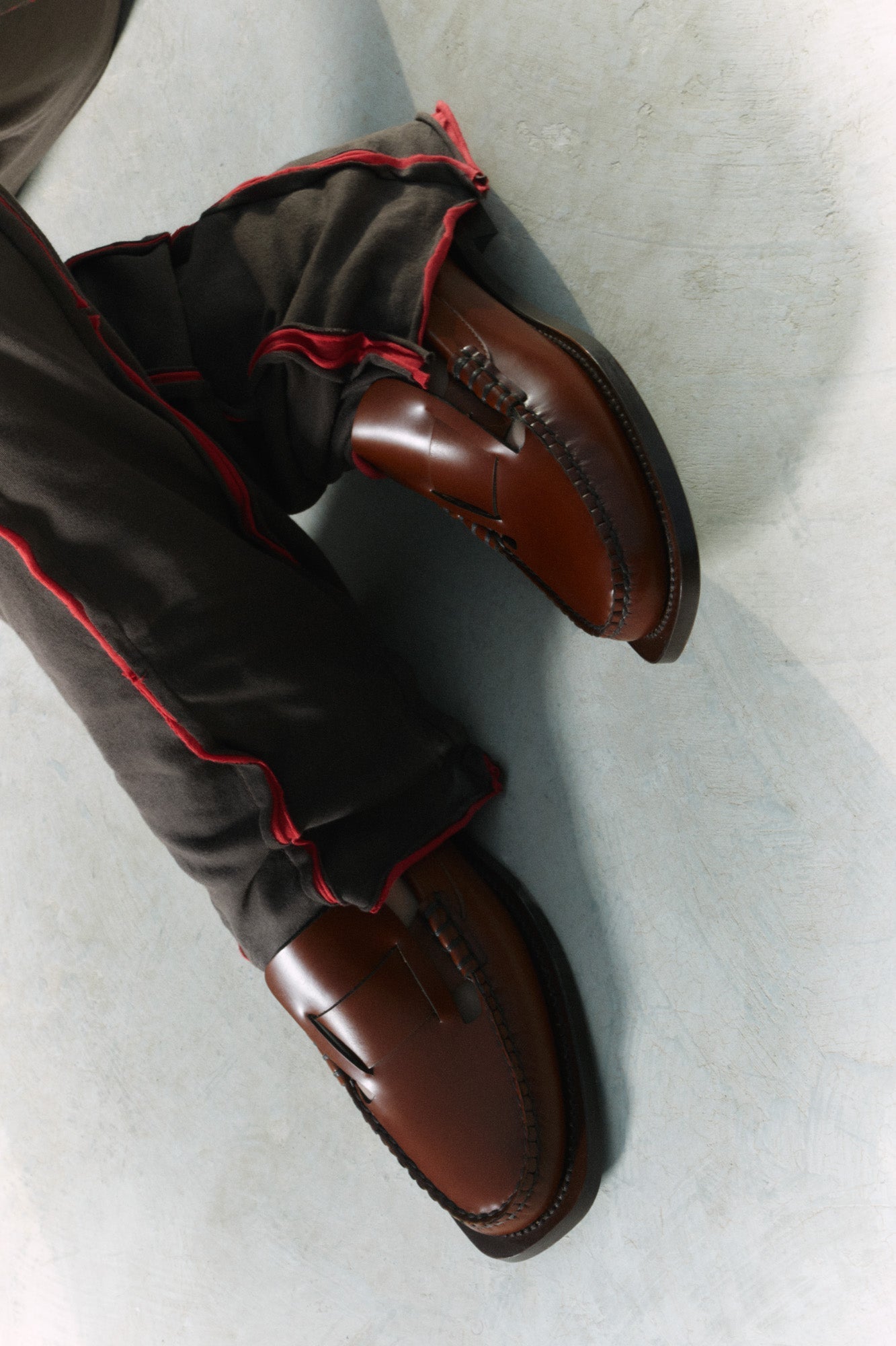 SINEU - Men's Interlaced-detail Slip-on Loafer