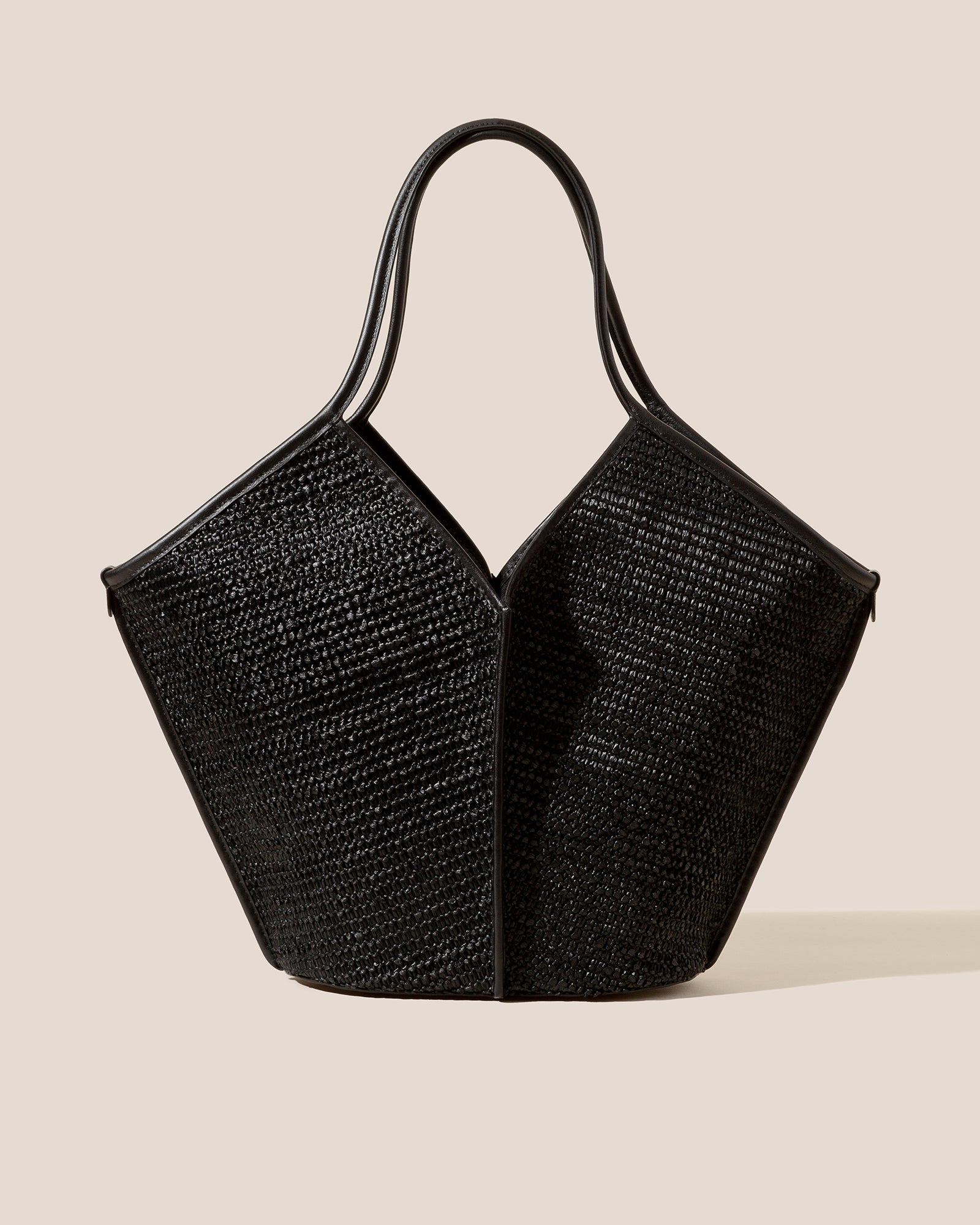 CALELLA RAFFIA - Leather-trimmed Tote Bag – Hereu Studio