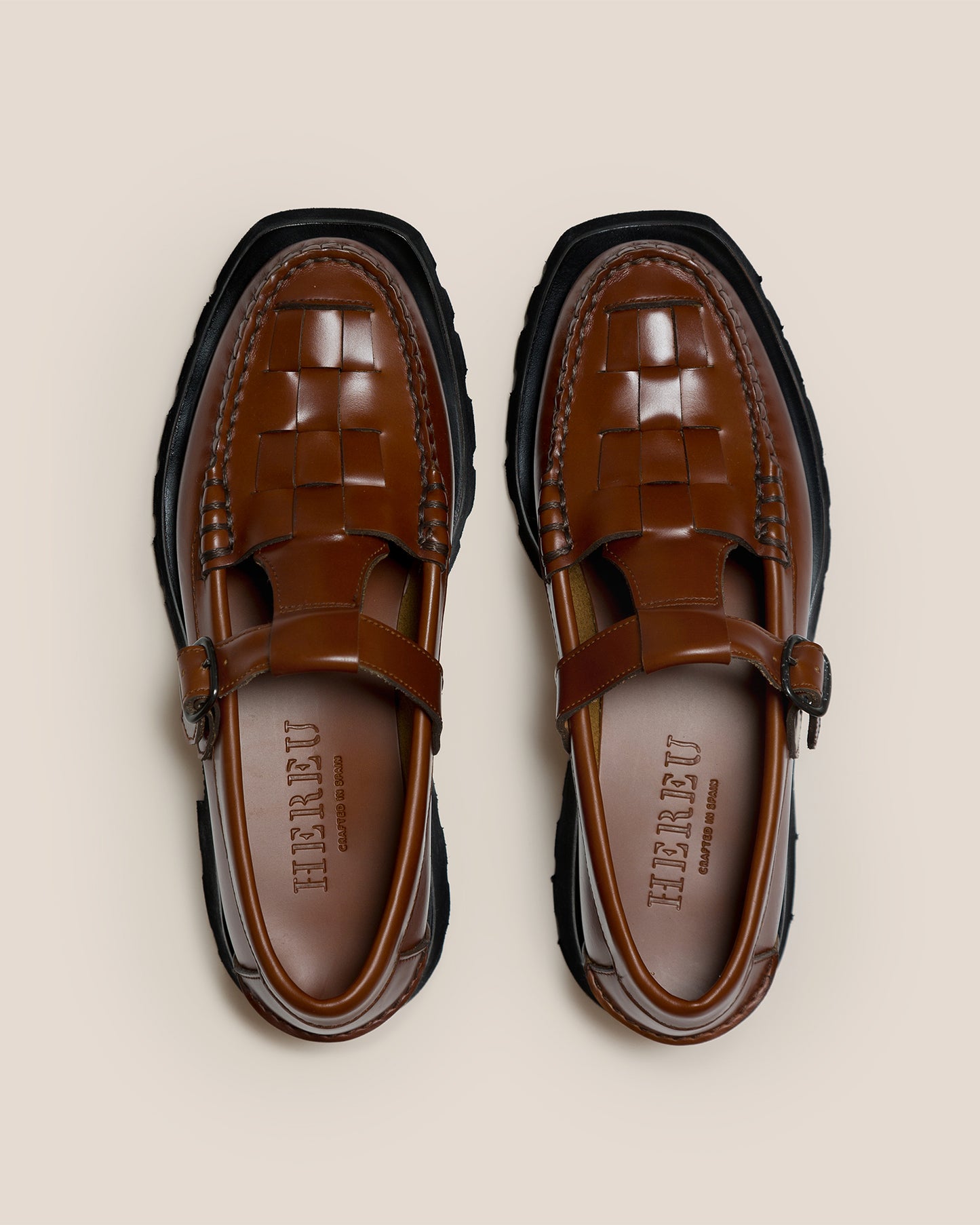 SOLLER SPORT - Men's Tread Sole T-Bar Loafer