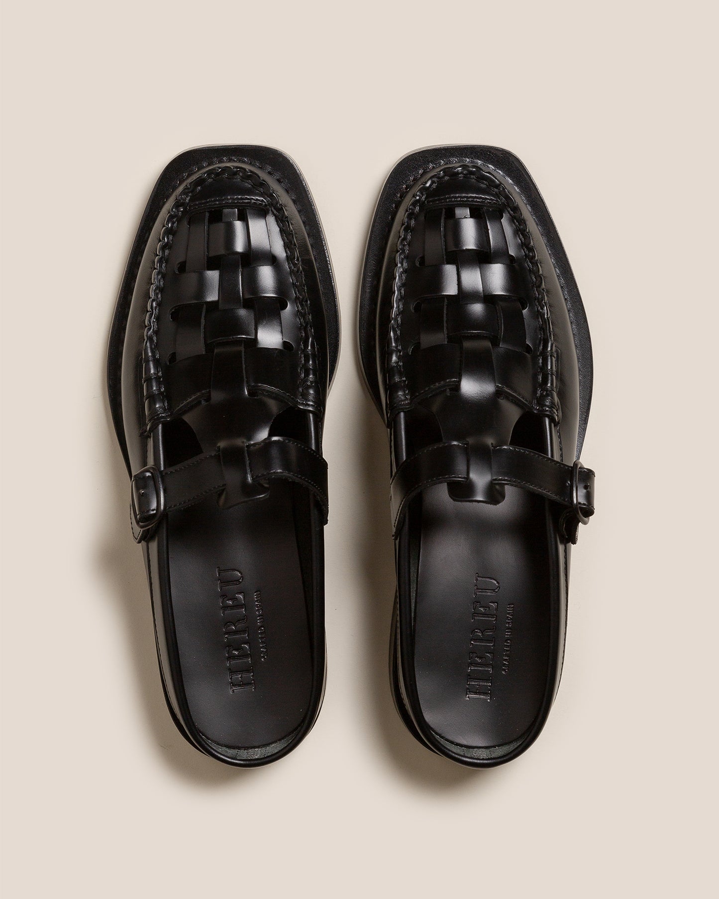 BONELL - Men's Woven T-bar Mule Loafer