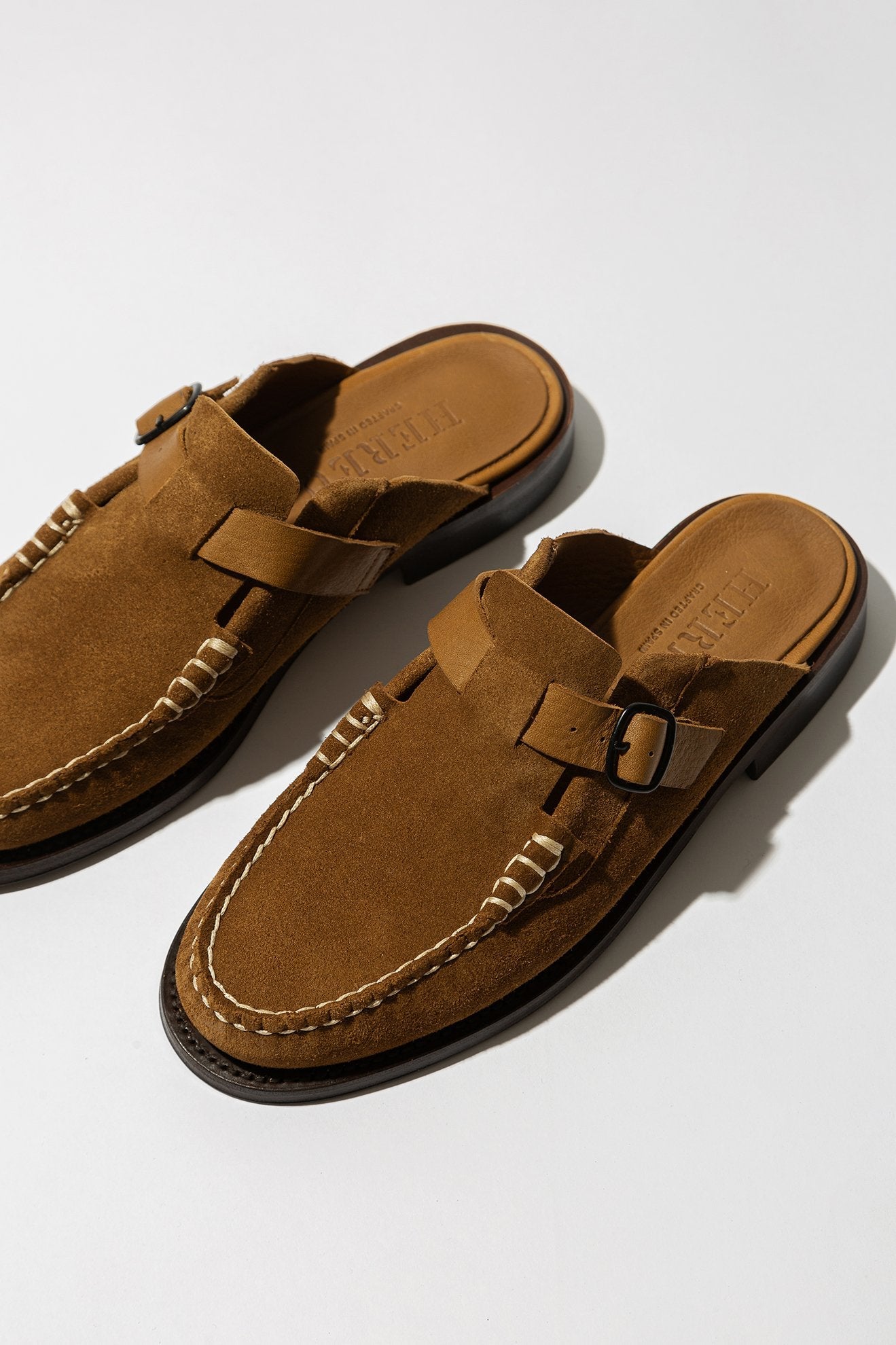 BARRACA - Men's Buckle-strap Mule Loafer