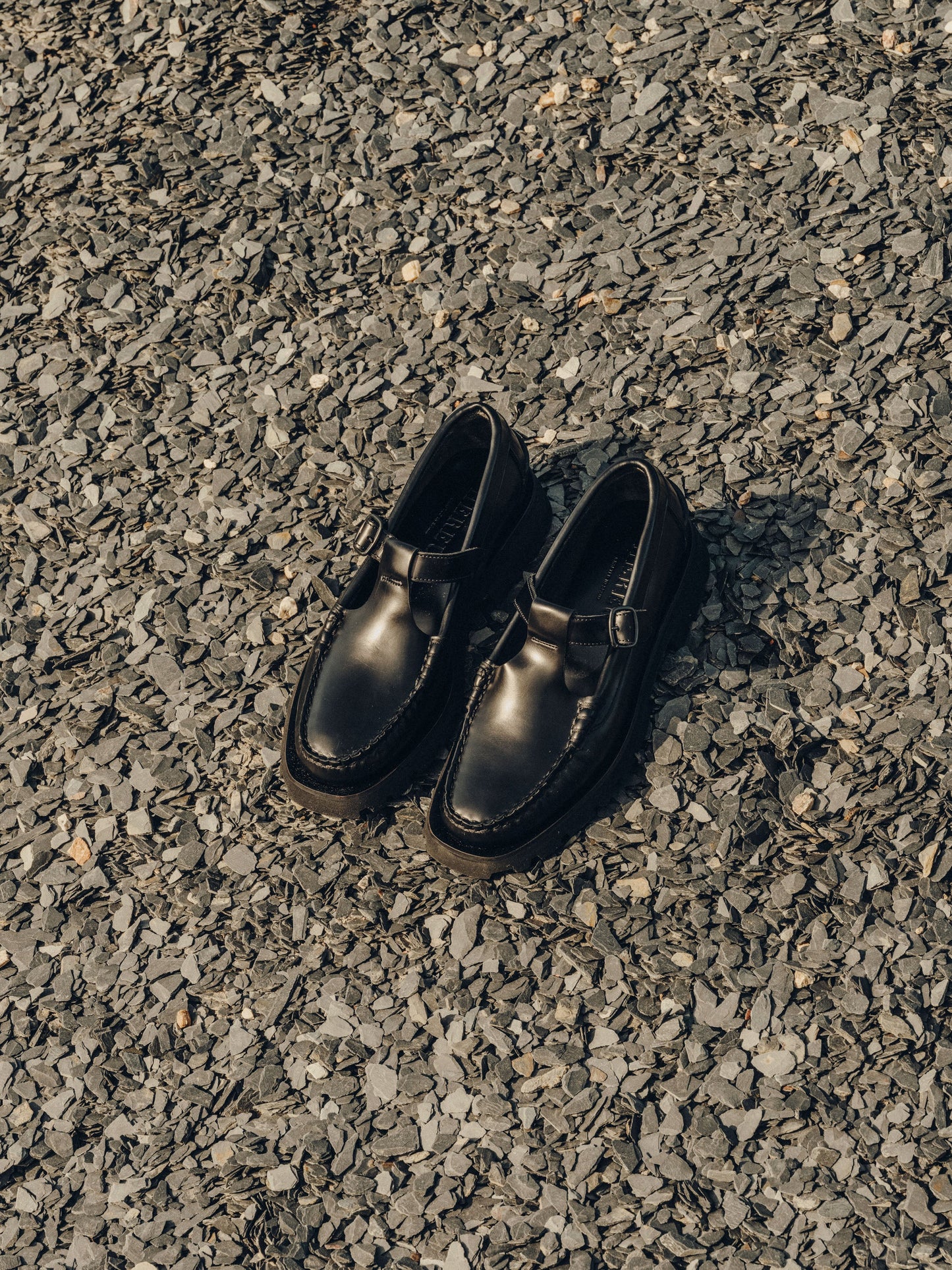 ALBER SPORT - Tread Sole T-Bar Loafer