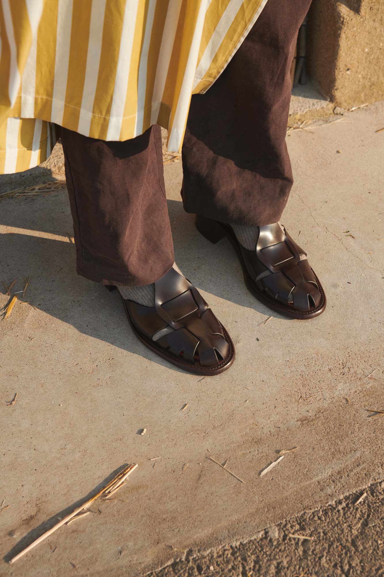 PESCA HEELED - Fisherman Sandal