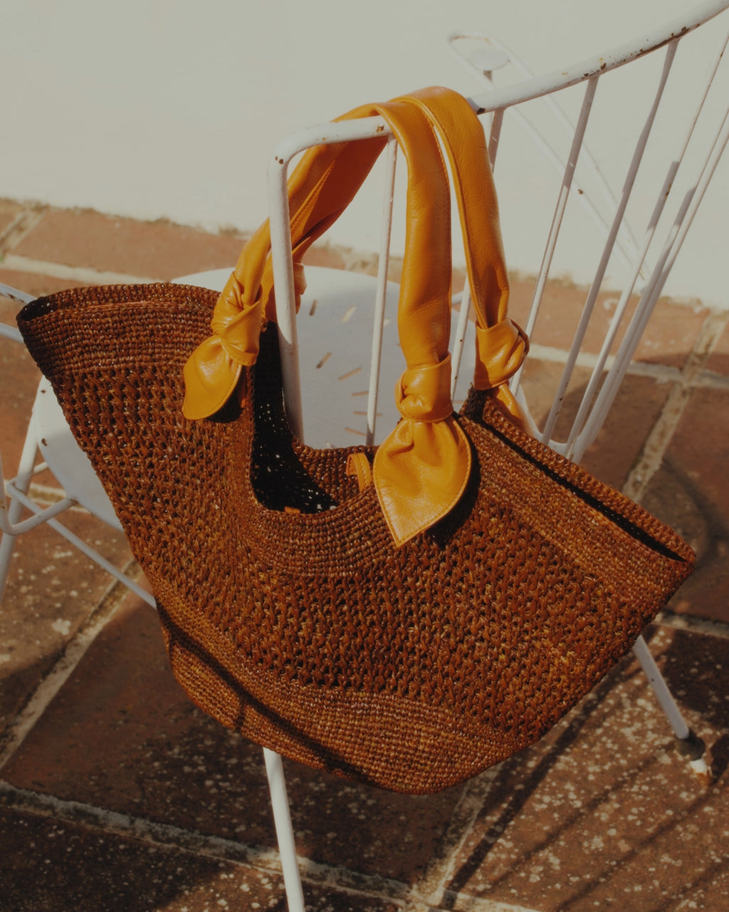 FONOL - Crocheted Raffia Basket