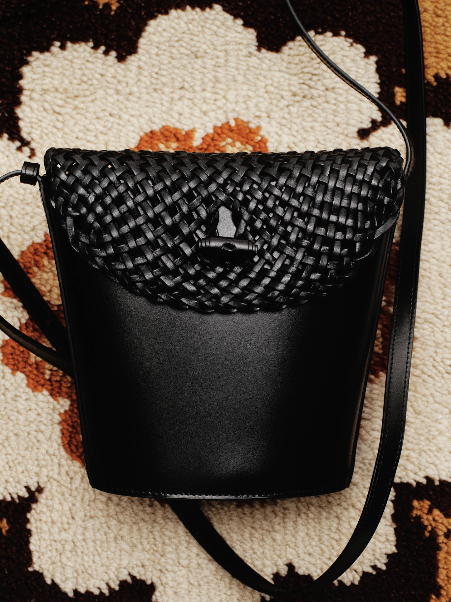 TOMIRA - Braided Flap Crossbody Bag