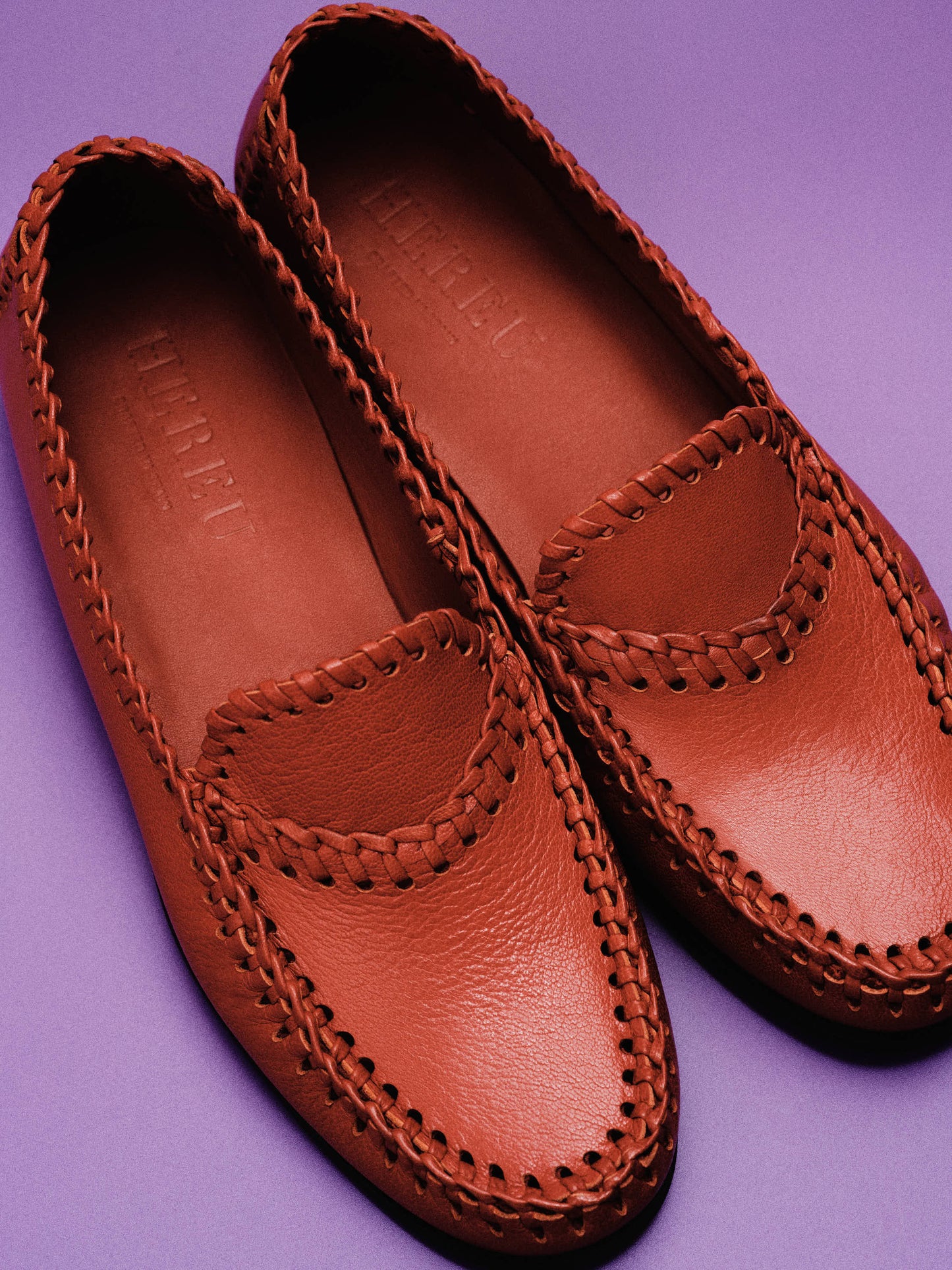 SASTRE SUPPLE SHINY - Braided Seam Pull-on Loafer