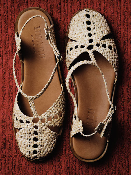 SOROLLA - T-bar Raffia Sandal