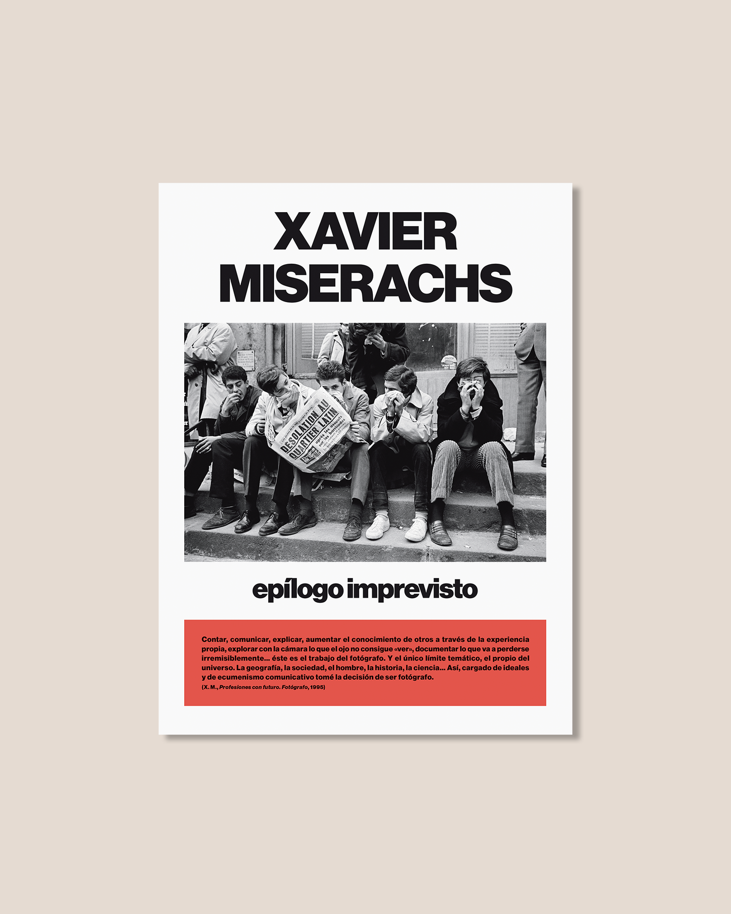 EPÍLOGO IMPREVISTO - Xavier Miserachs Book