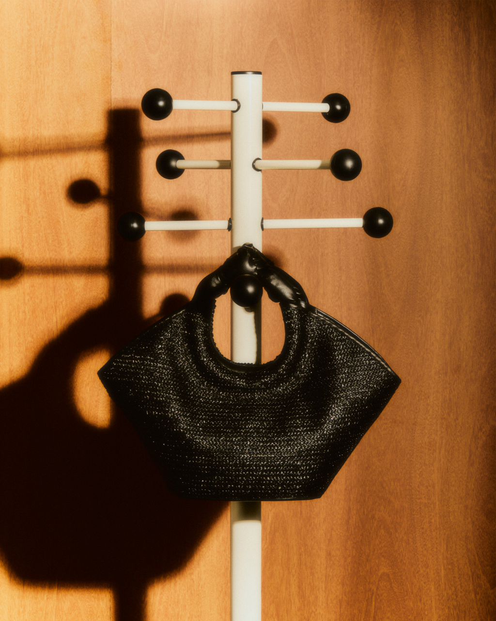 CASTELL RAFFIA - Knotted-handle Tote Bag