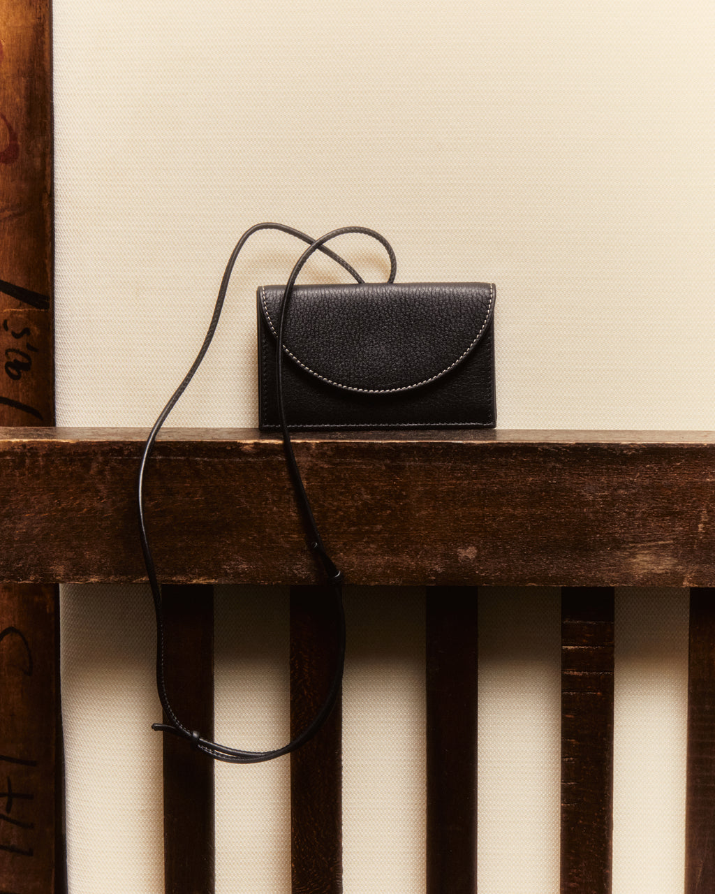 PENJAT - Leather Wallet with Strap