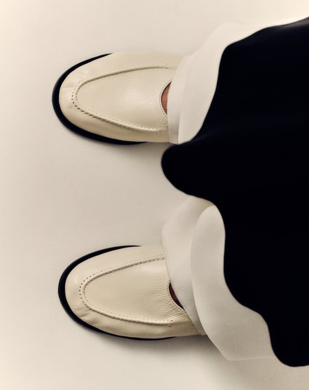 JULIOL WINTER SUPPLE SHINY - High Cut Deconstructed Loafer