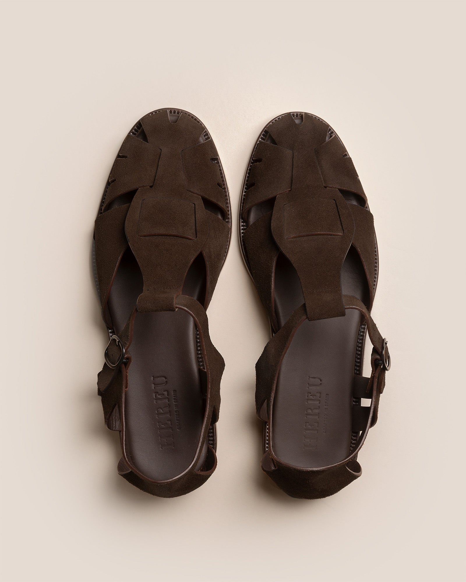HEREU【関税送料込み＆SALE価格】SANDALS Leather sandal Hereu Brown size 38 EU in Leather - 35847259