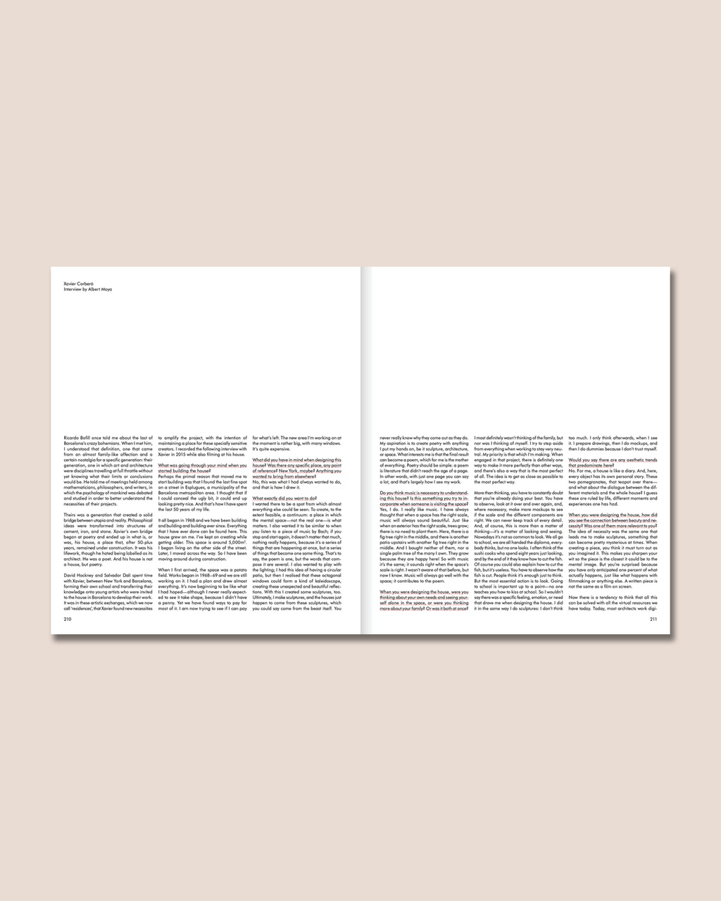 THE HOUSE OF XAVIER CORBERÓ - Daniel Riera Book