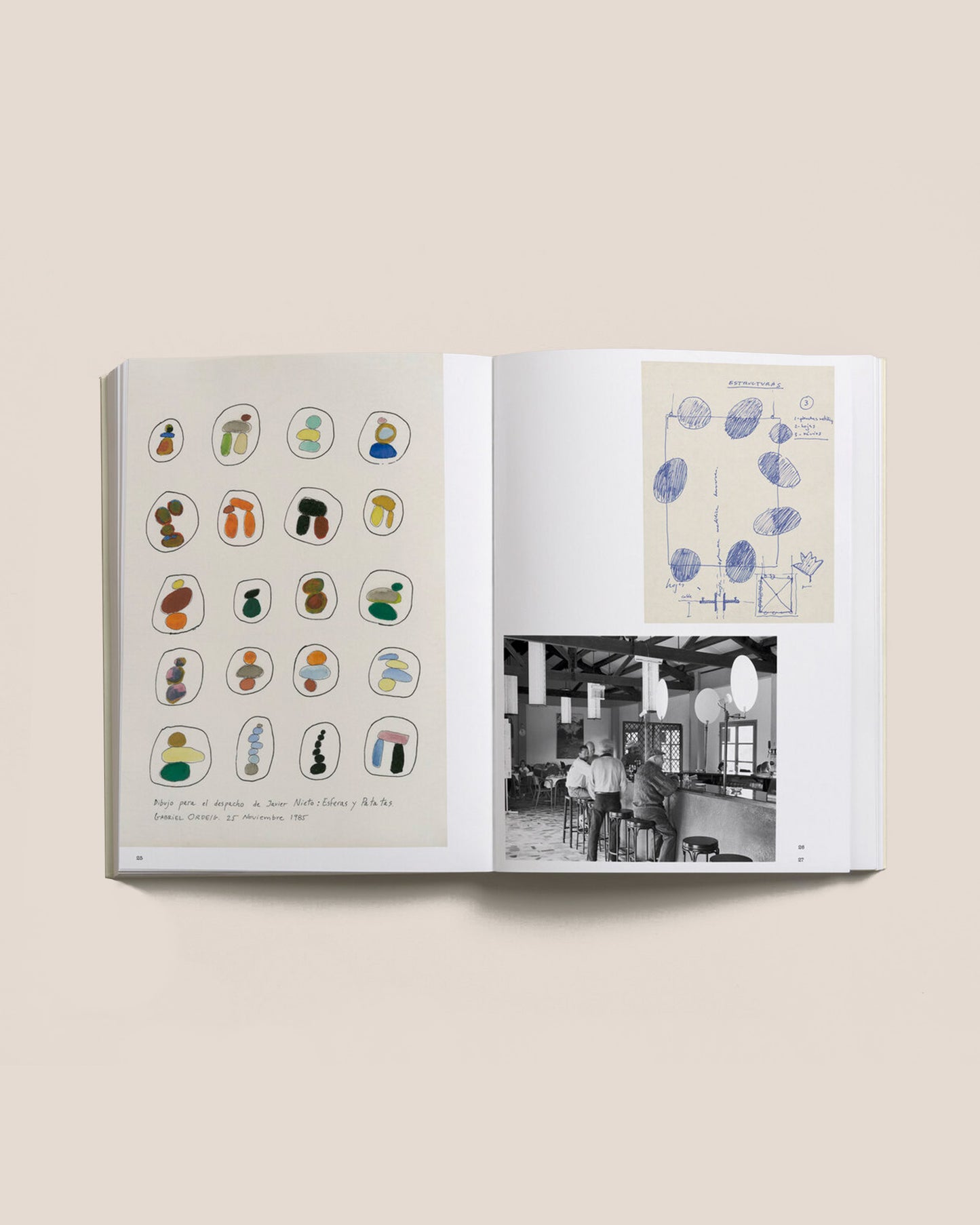 SPHERES AND POTATOES. UNDISCIPLINED PORTRAIT OF GABRIEL ORDEIG COLE - Various Authors Book