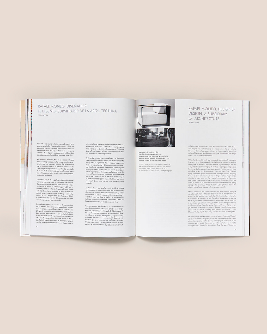 RAFAEL MONEO - Juli Capella Book