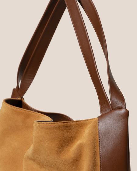 CADOR SUEDE - Slouchy Shoulder Bag