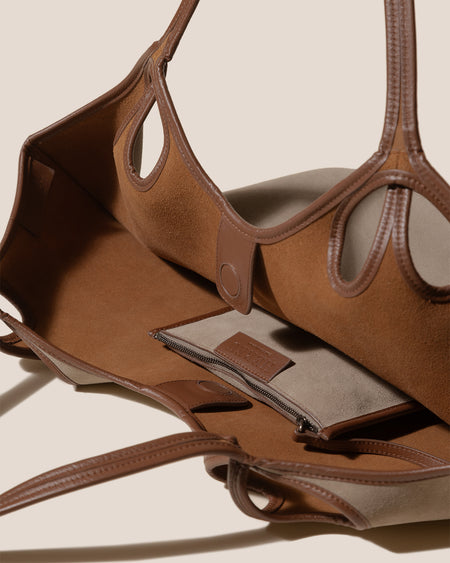 ESCALA SUEDE - Cut-Out Tote Bag