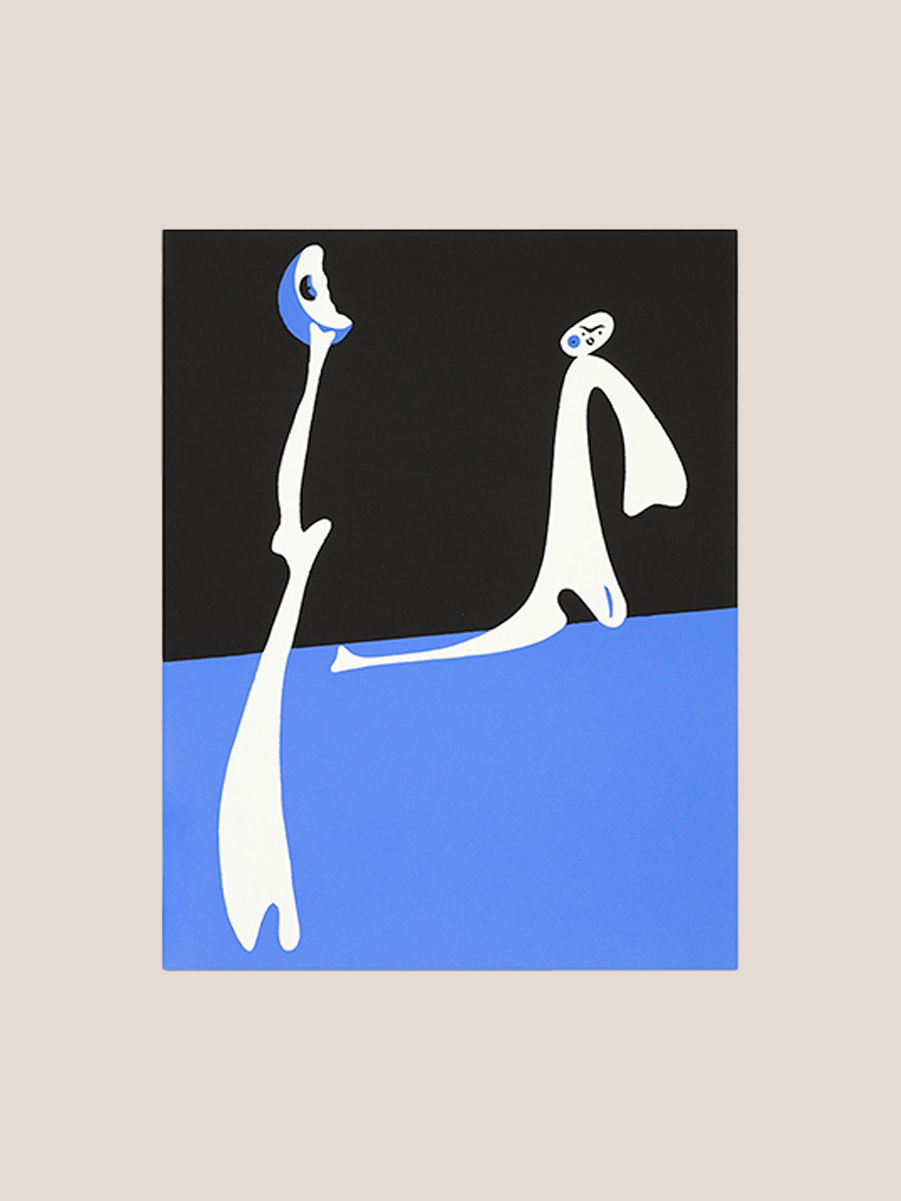 "Blue Pochoir" - Miró Artwork