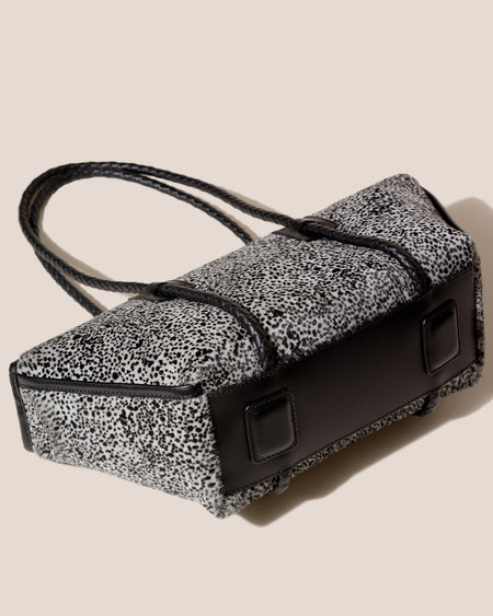 FORNA CALF HAIR - Leather-Framed Shoulder Bag